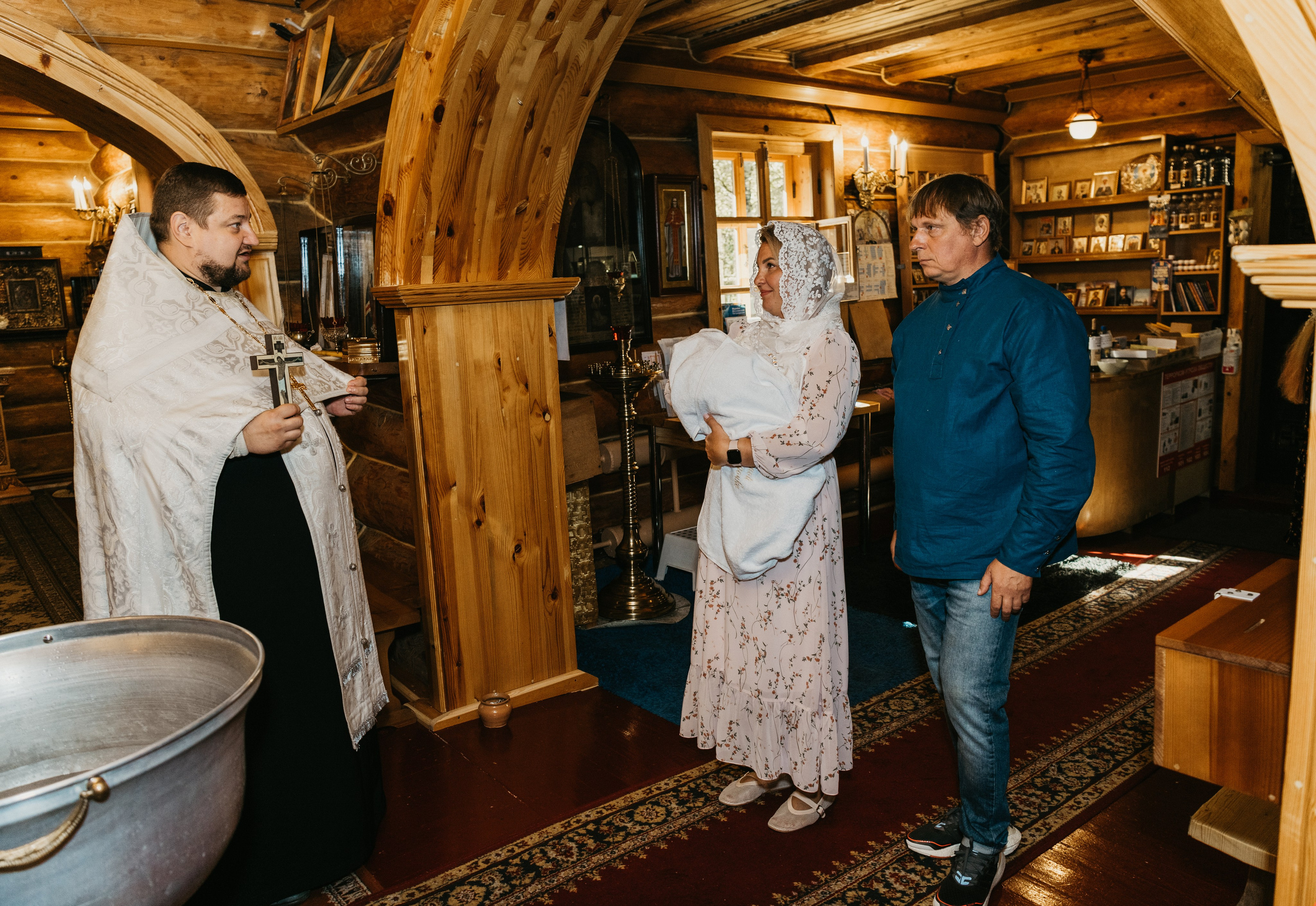 Крещение Елизаветы. Фотограф на выписку из роддома в Москве и МО