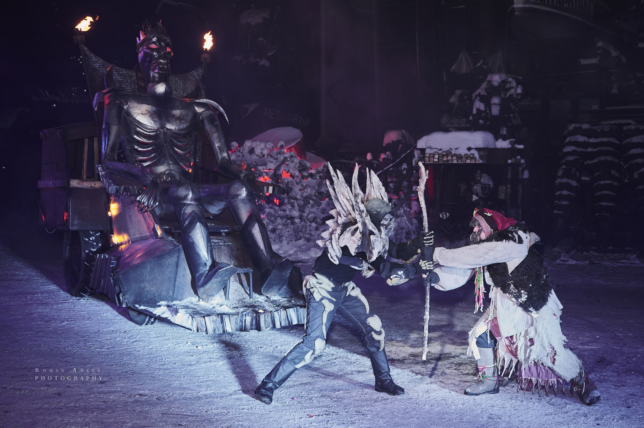 Новогодняя сказка от Ночных волков. Фотограф Роман Адлер