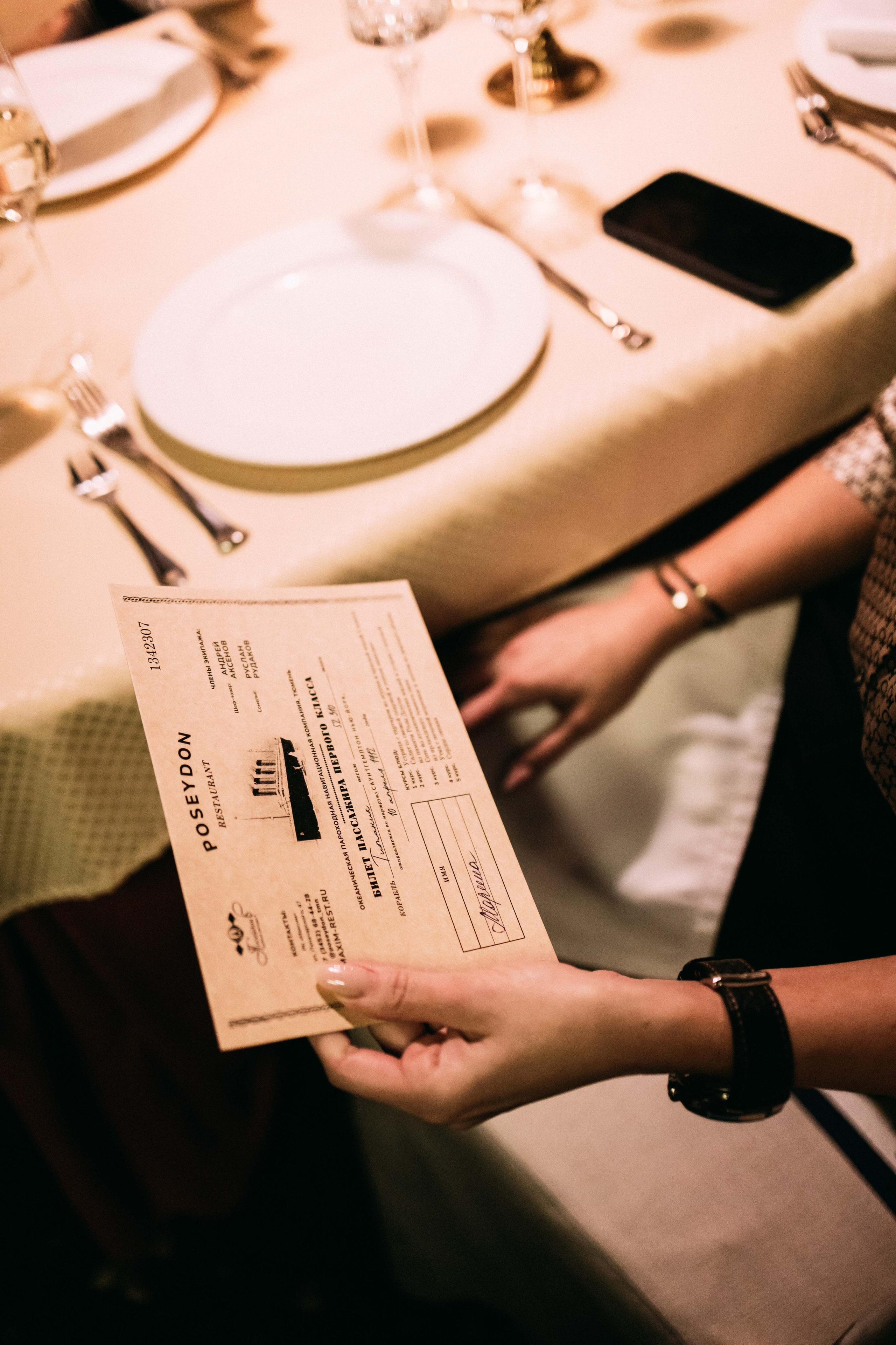 Ужин на Титанике в ресторане «Посейдон» | апрель 2023, Тюмень. Фотограф в Тюмени Башмакова Анна