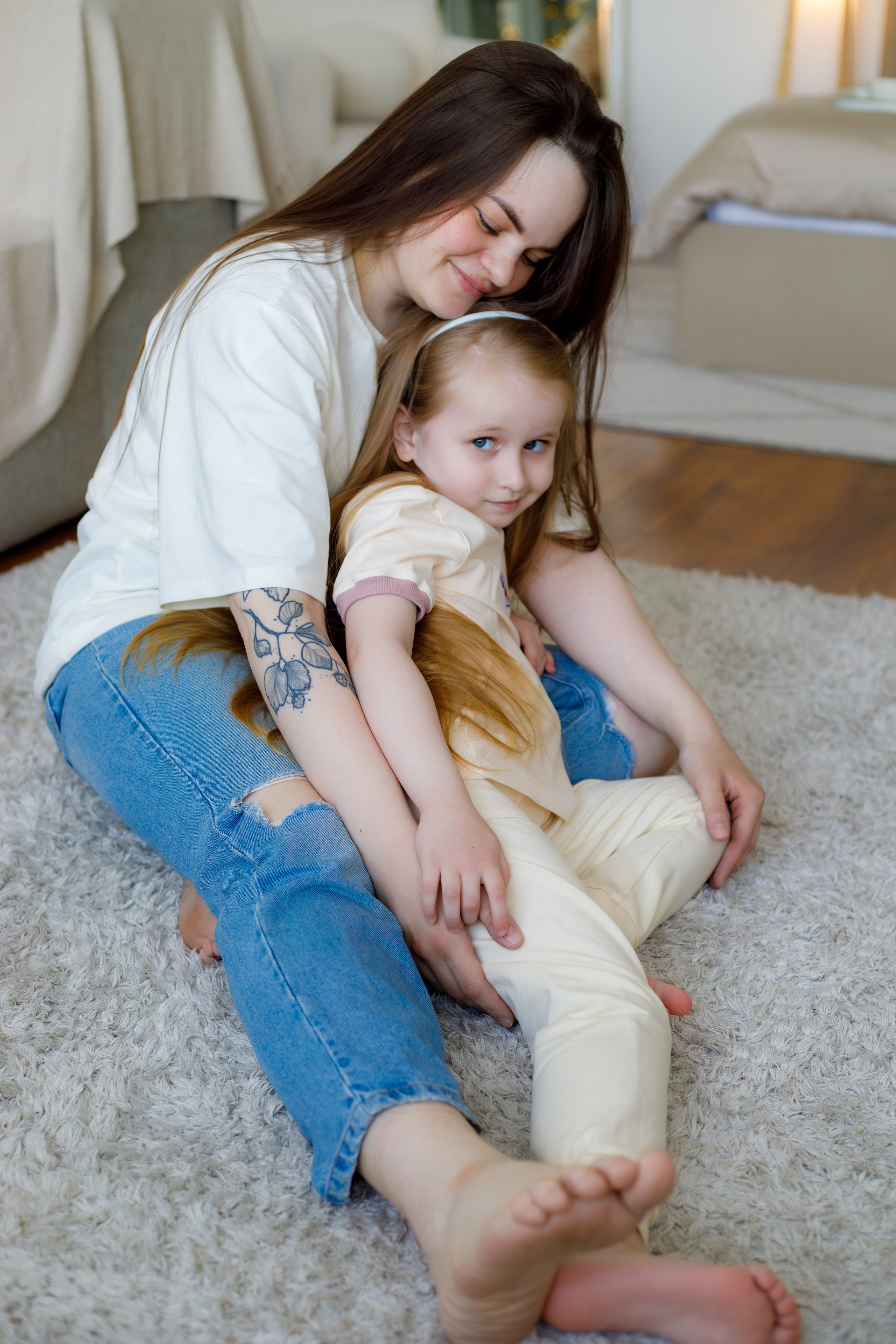 Аннушка и её семья. Фотограф Екатерина Козловская