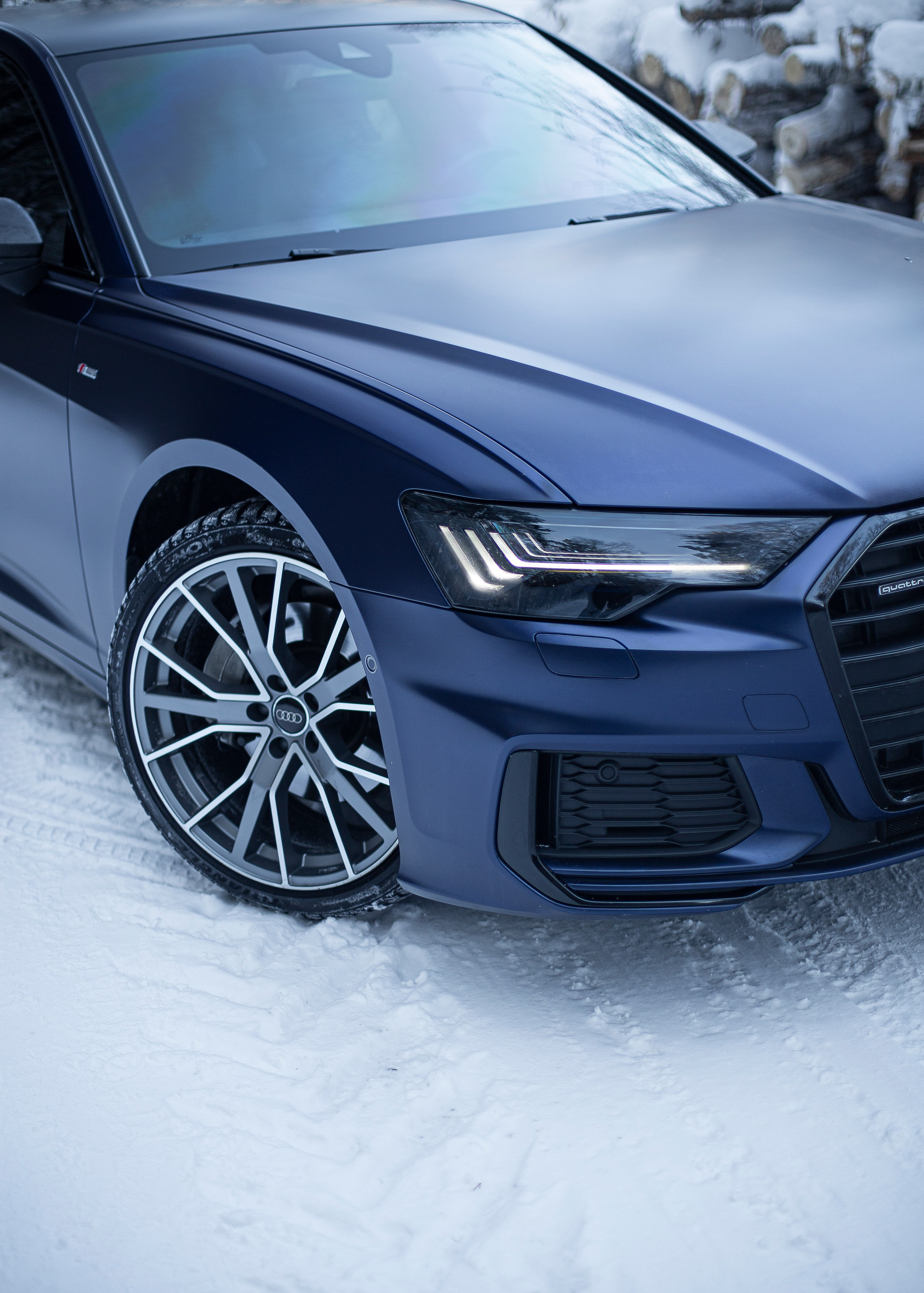Audi A6 Winter mode. Автомобильный фотограф в Екатеринбурге Сергей Эндерс
