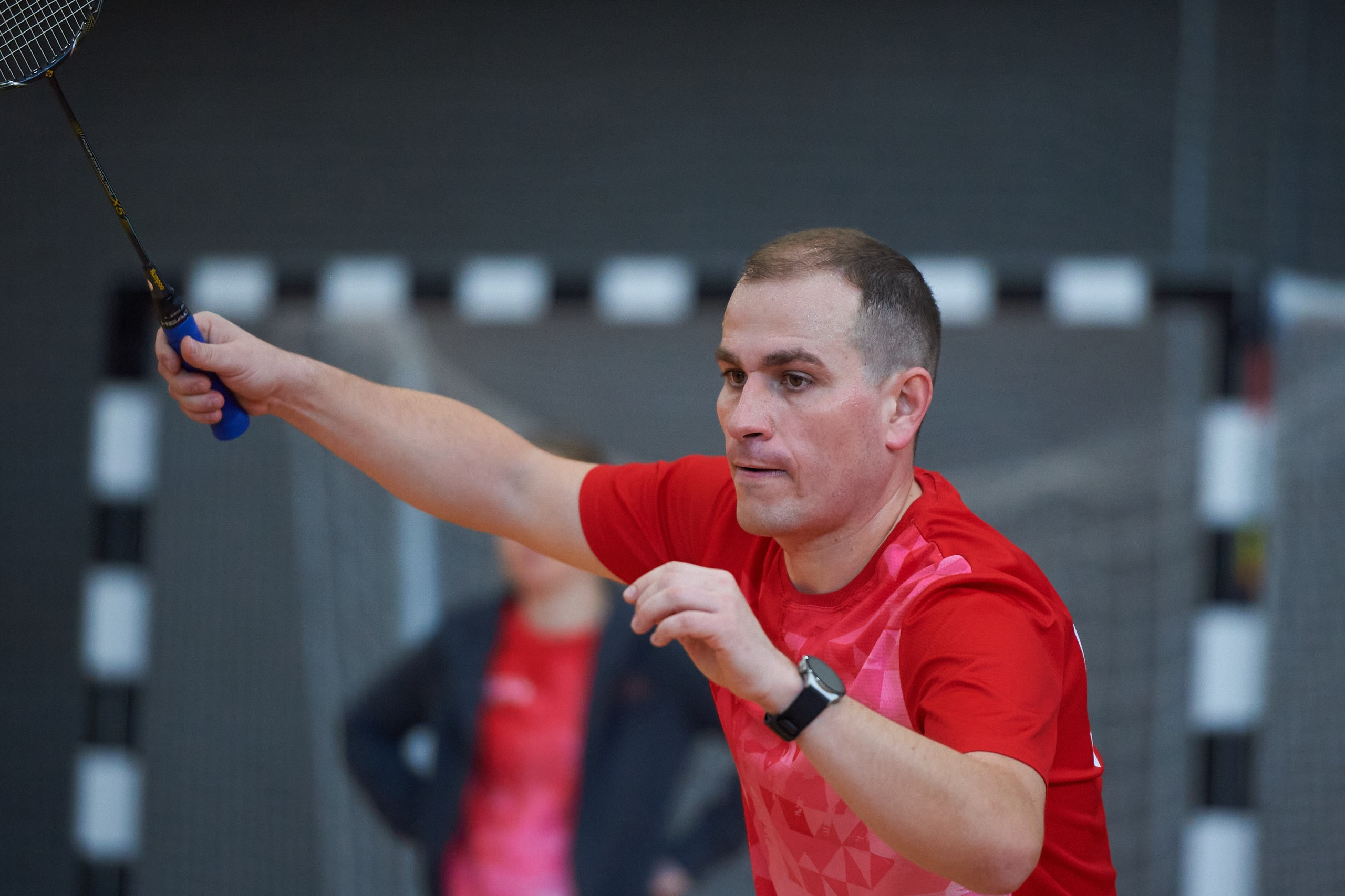 Спорт фотография бадминтон корпоративный кубок. Спортивный репортажный фотограф в Ижевске Сергей Мерзляков