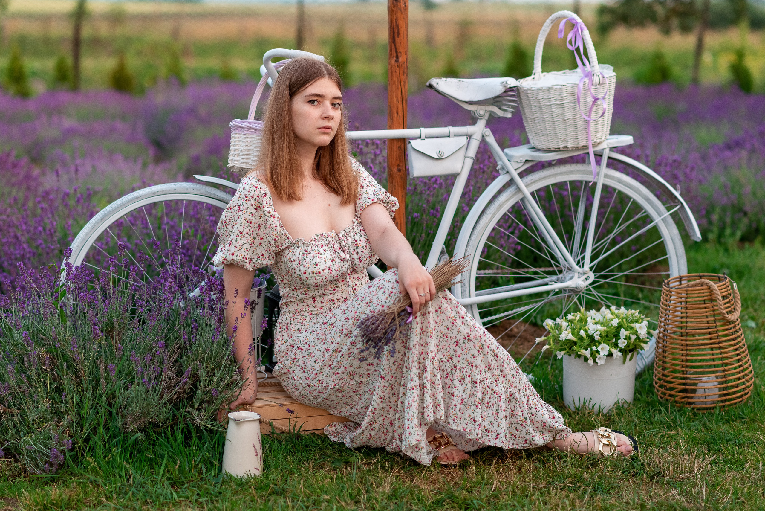 Татьяна с семьей в Лаванде. Семейный фотограф на выписку из роддома и крещение Минск Настя Гришук