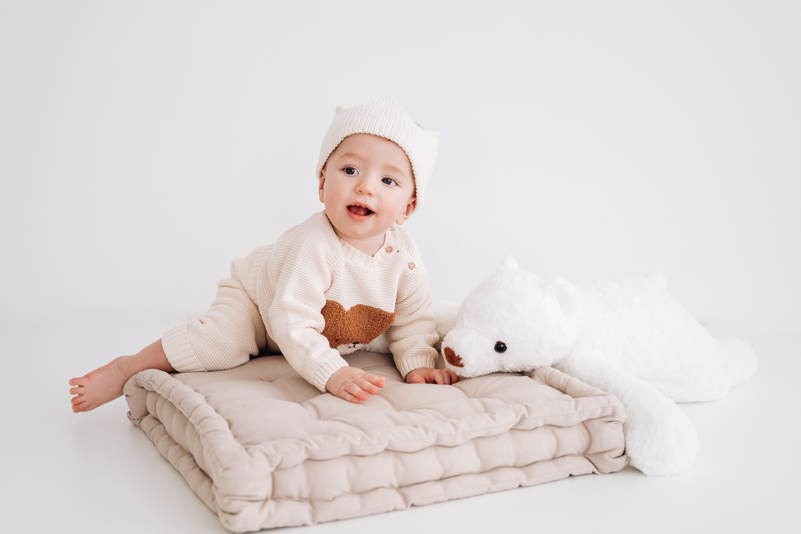 Новогодняя детская фотосессия для Феди. Семейный фотограф СПб Анастасия Василь. Фотосессия на годик