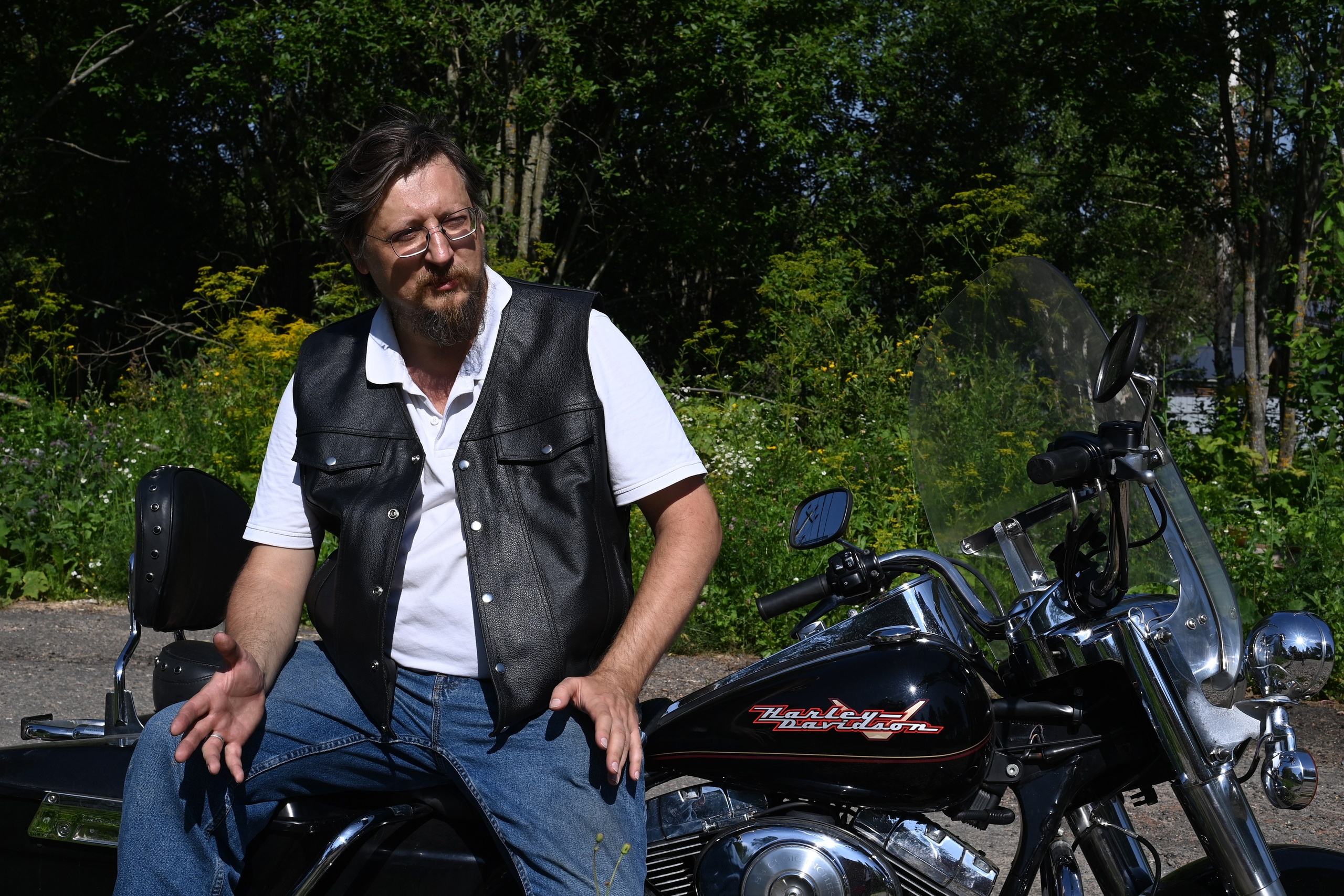 Загородная встреча байкеров Iron Angels из Владивостока. Свадебный и семейный фотограф в Москве Ирина Гончарова