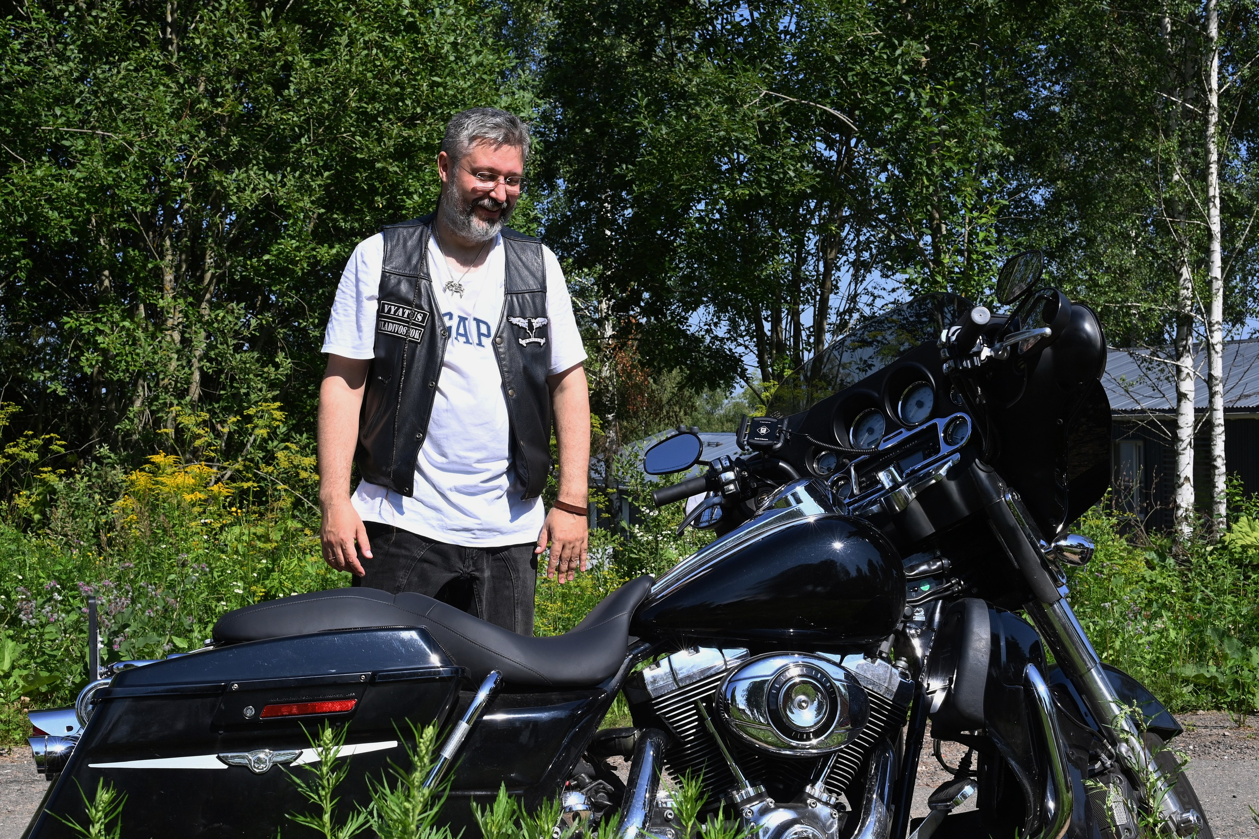 Загородная встреча байкеров Iron Angels из Владивостока. Свадебный и семейный фотограф в Москве Ирина Гончарова