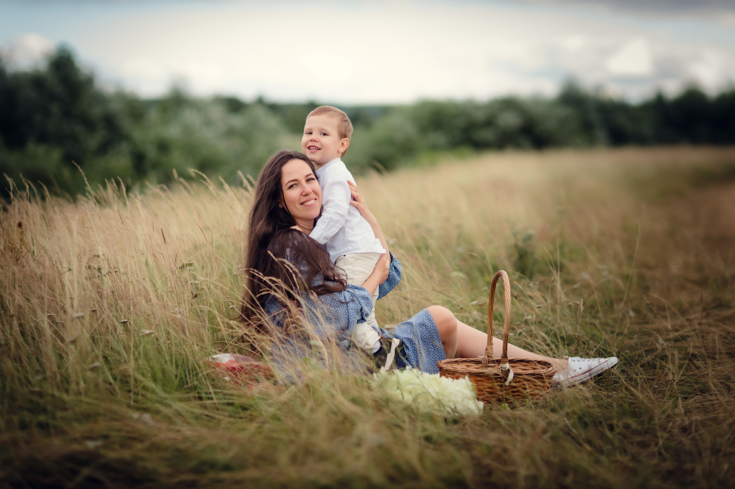 Фотосессия в июле. Фотограф новорожденных во Владимире