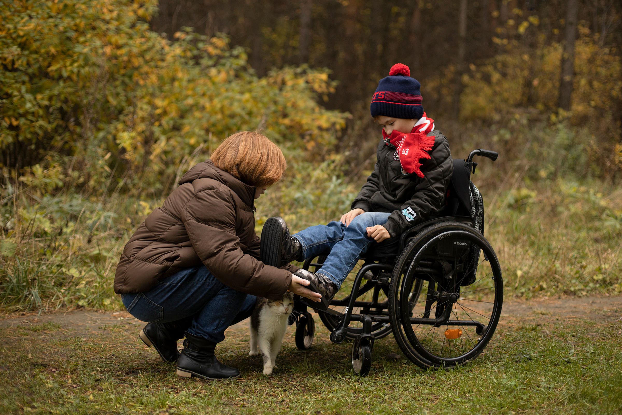 Петя и его мама Катя. Бочарова Мария — школьный фотограф Апрелевка, Новая Москва, Московская область