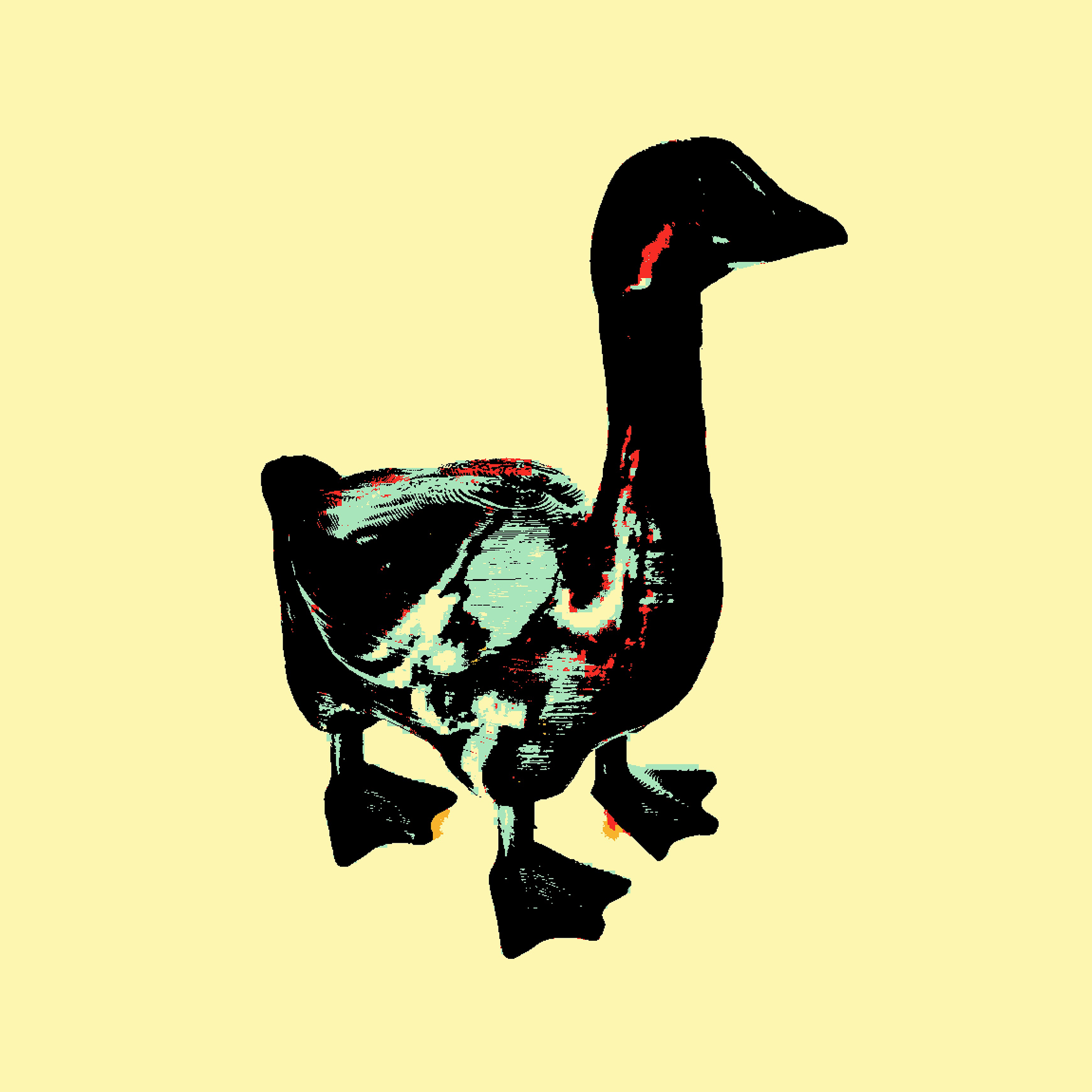 Ганс чёрный. Визуальный арт пиксельный художник Василь Пиксель