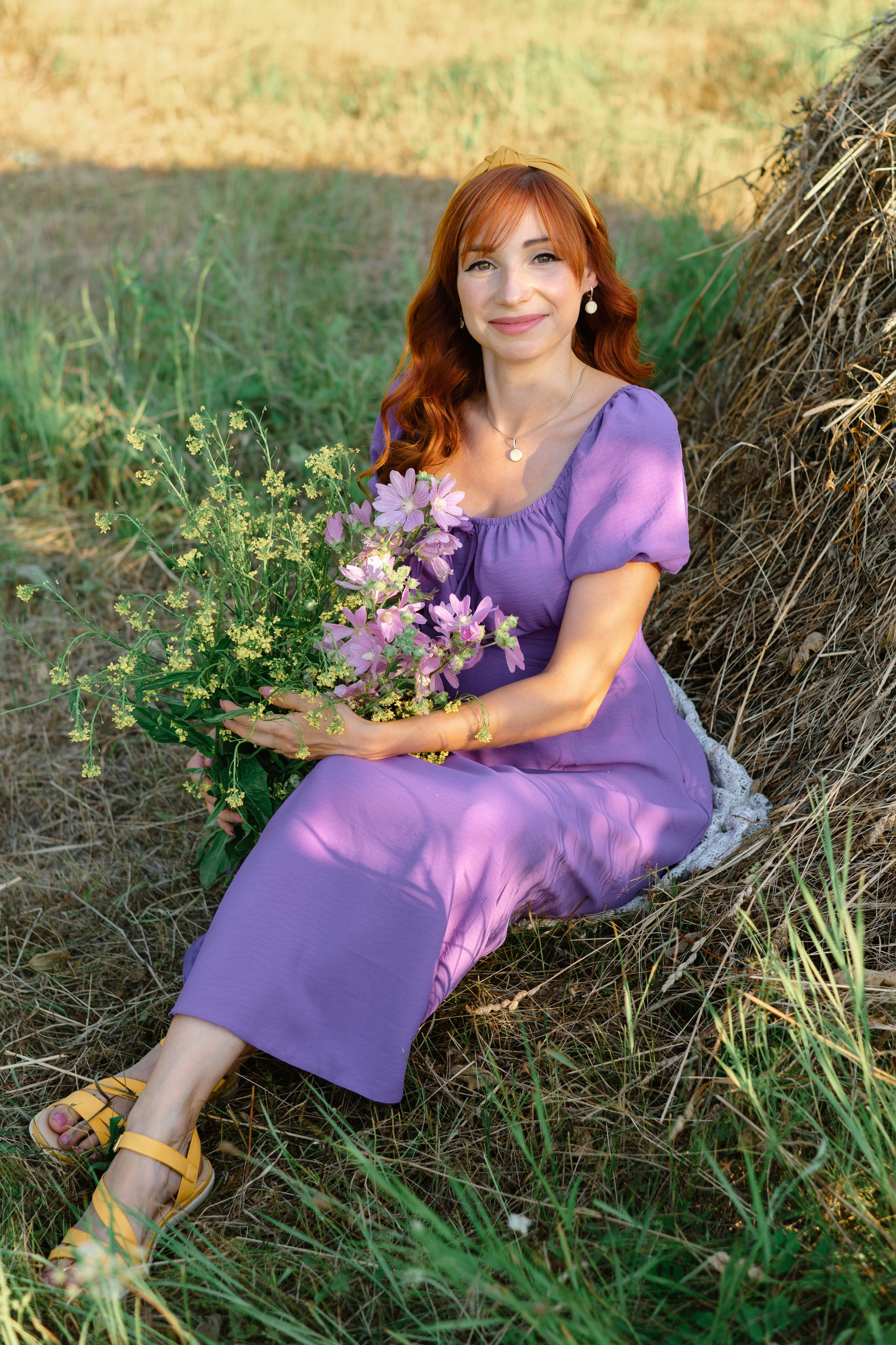 Фотосессия беременности в деревенском стиле. Фотограф в Кирове Инна Софронова