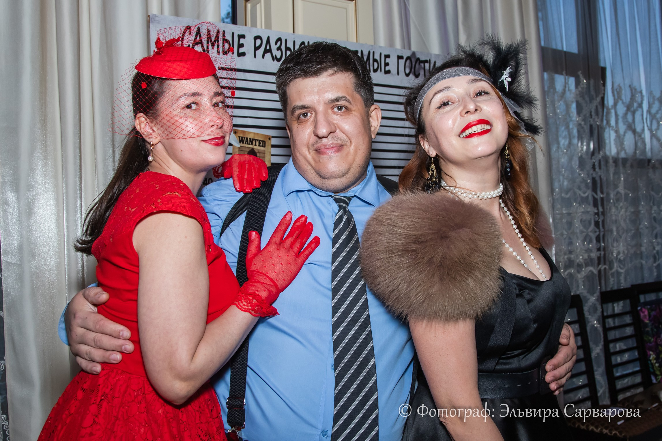 Гангстерская вечеринка в стиле 1920-х. Репортажный Фотограф