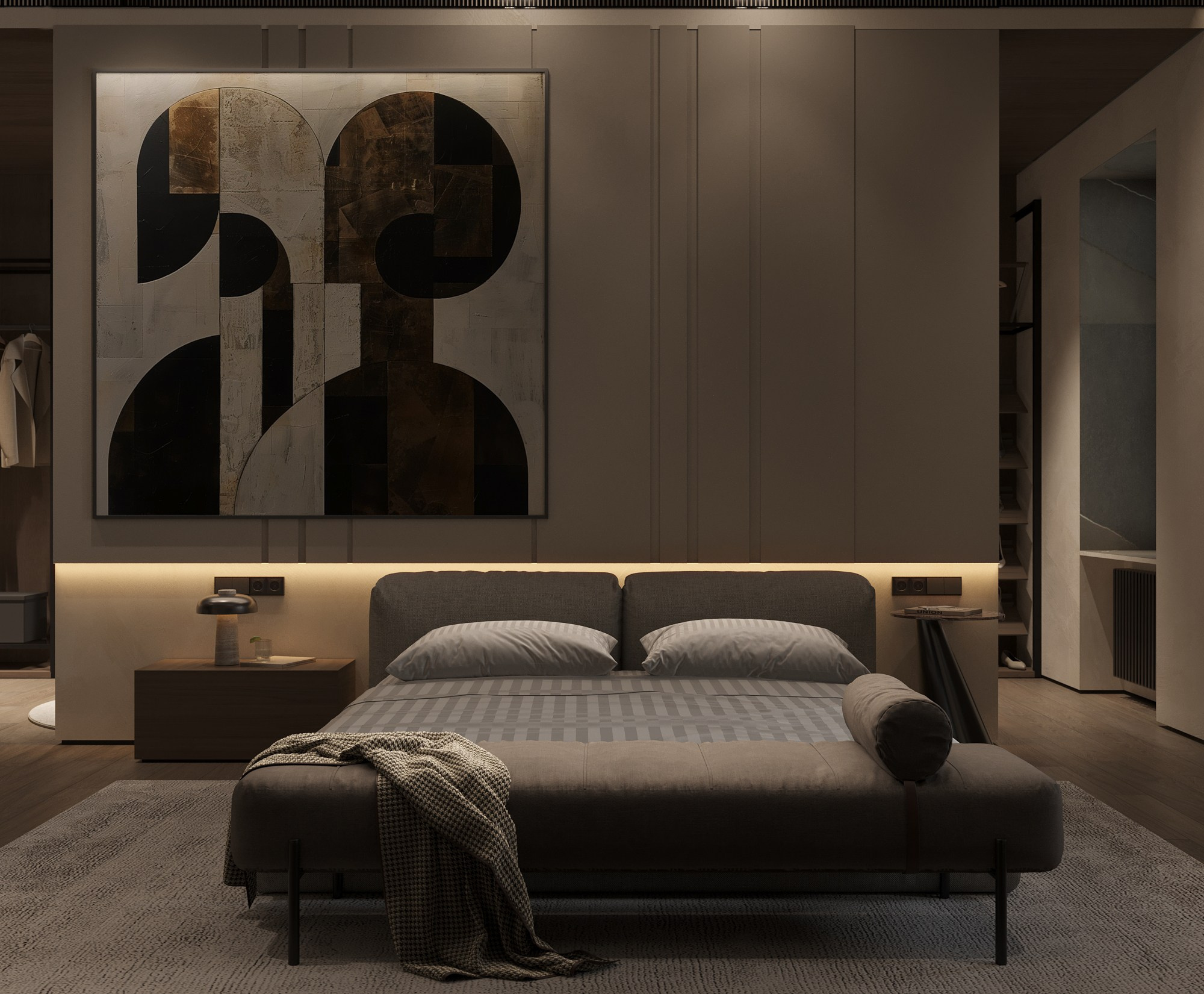 Patriarch Ponds Apartment. Алла Нечаева|Интерьерная визуализация