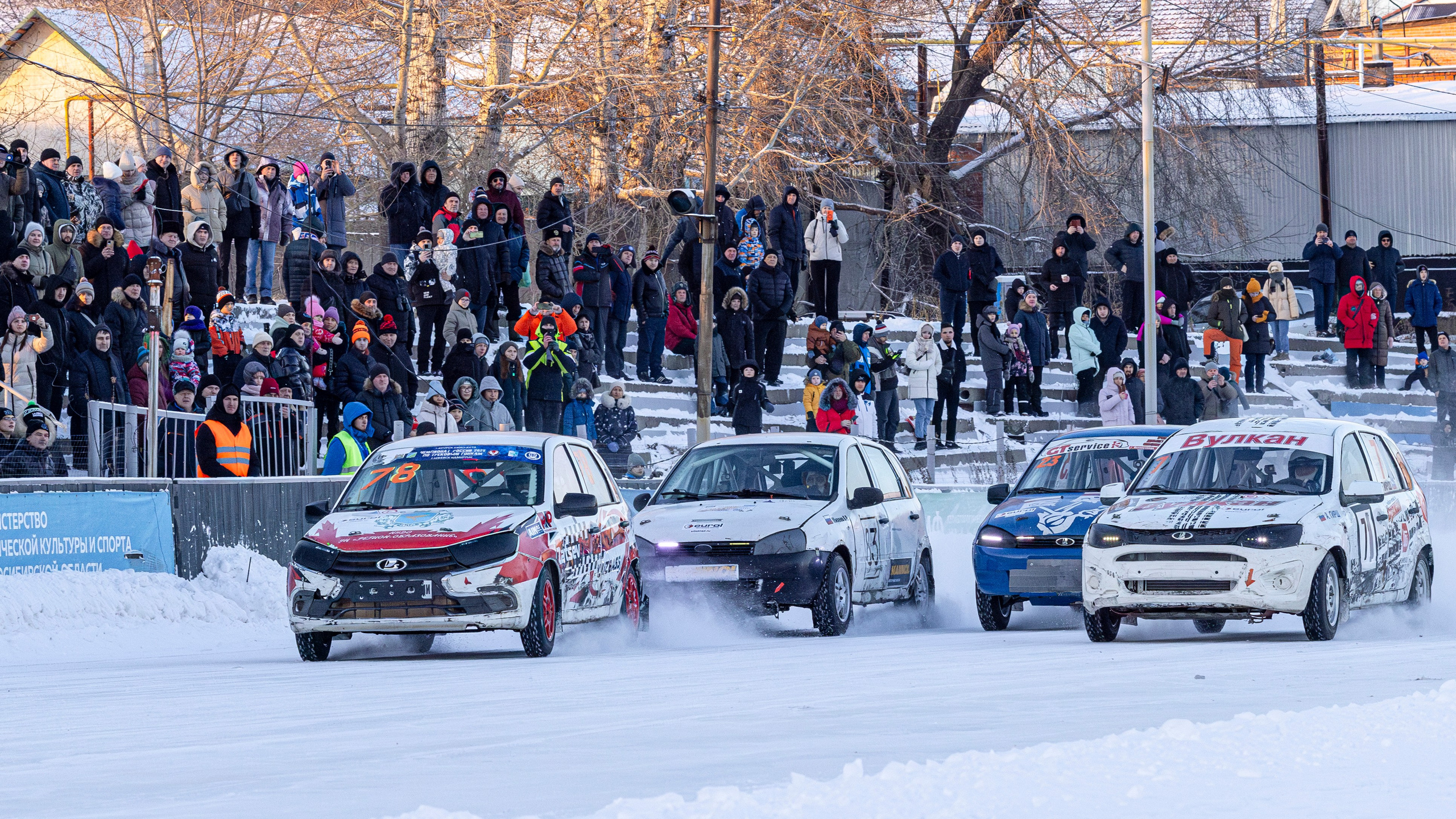 Автогонки «Трек 400» на льду. Bertran Ordo