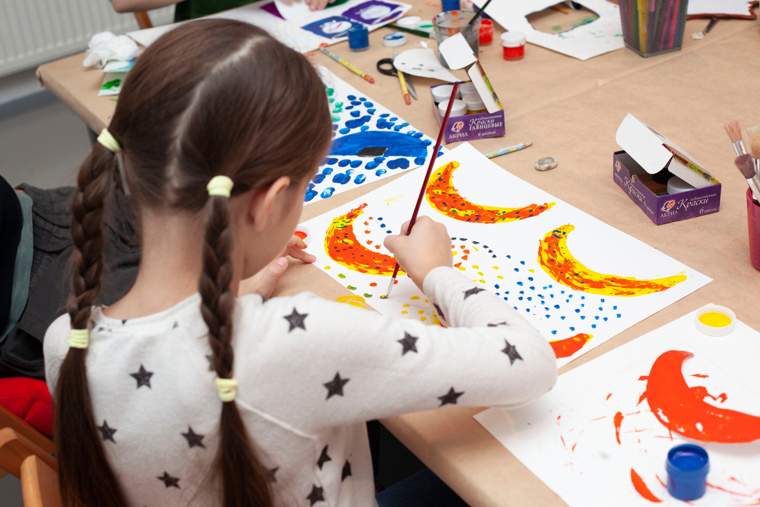 Детский мастер-класс в ММОМА. Stanislav Baryshev — People. Emotions. Atmosphere