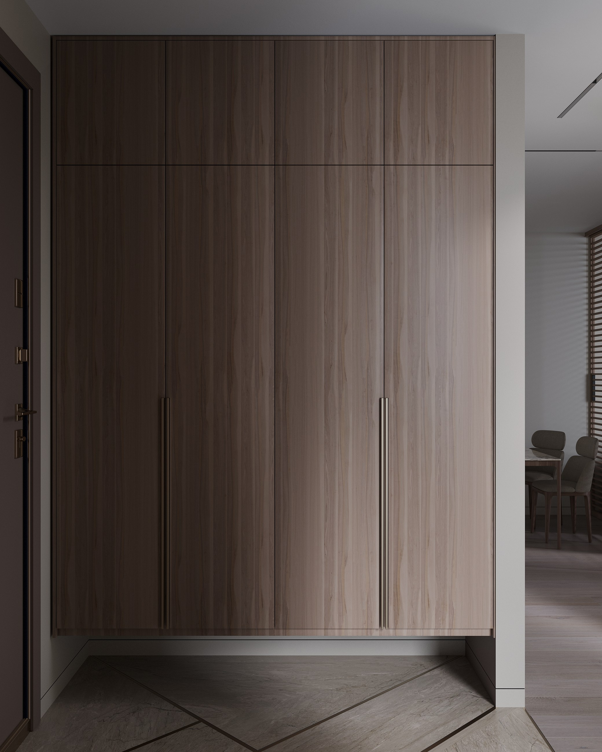 30 m² КУХНЯ-ГОСТИНАЯ. 3d визуализатор