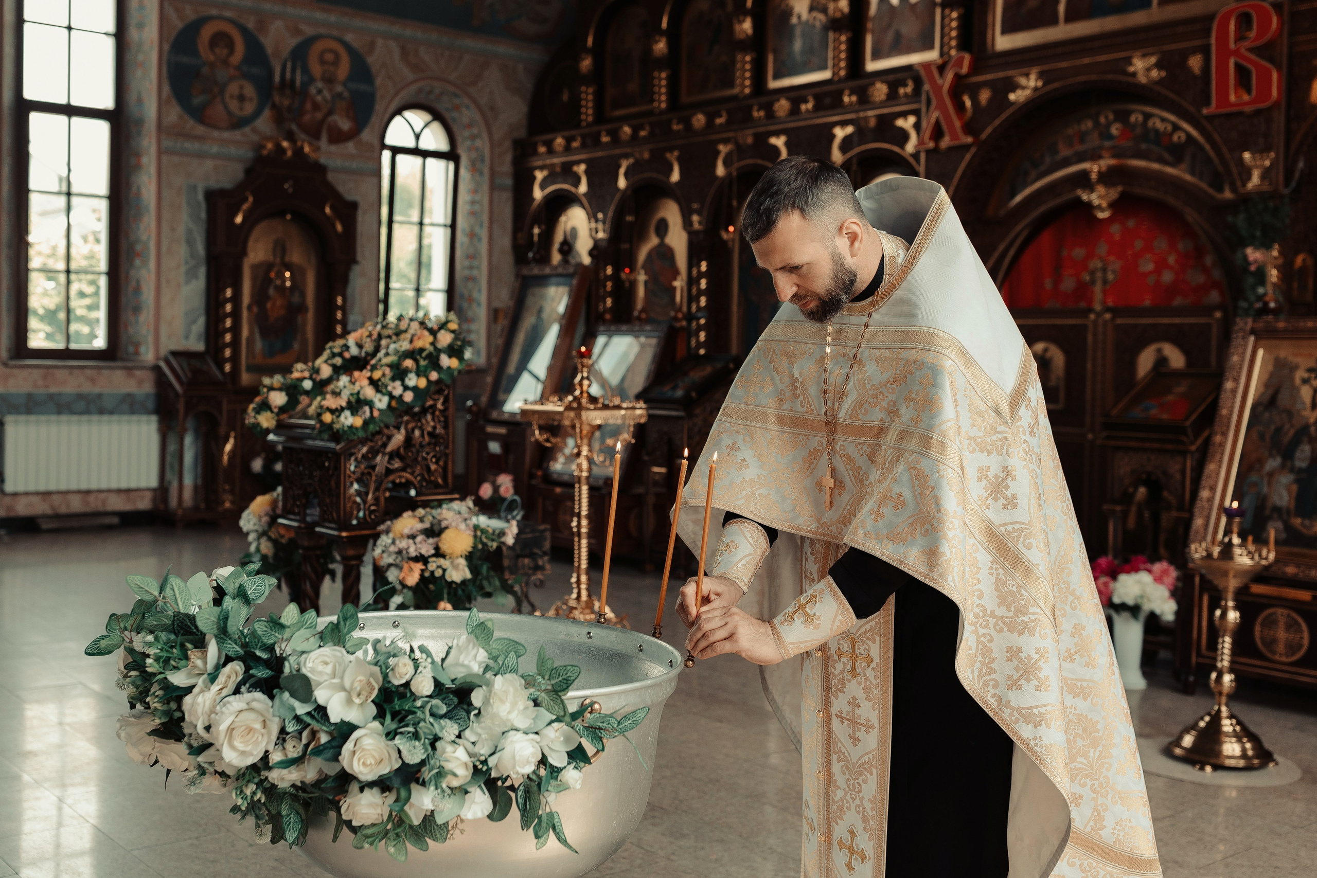 Фото съемка таинства крещения в Нижнем Новгороде. Алексей Шаров — свадебный и репортажный фотограф в Нижнем Новгороде