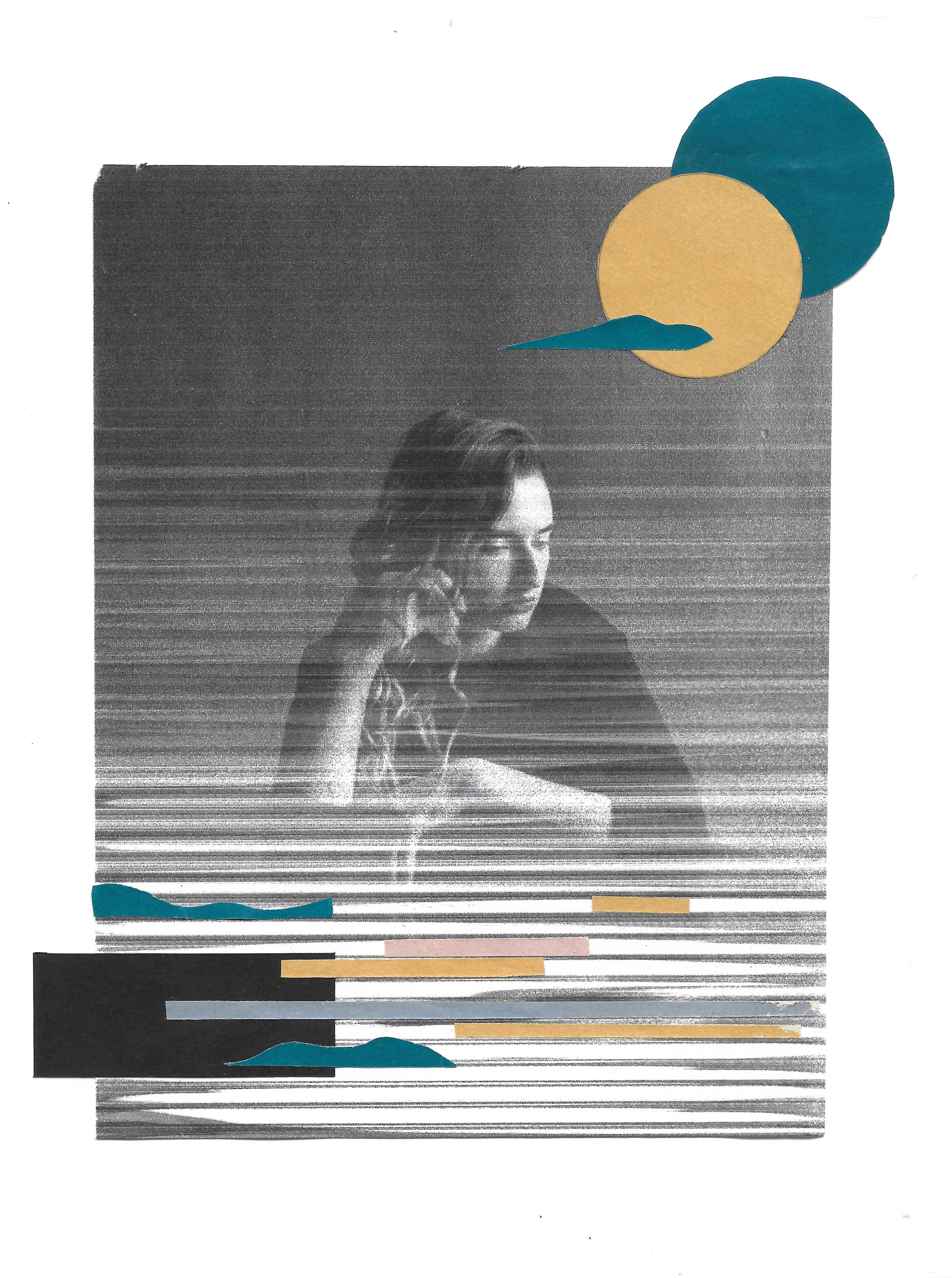 Портфолио с коллажами