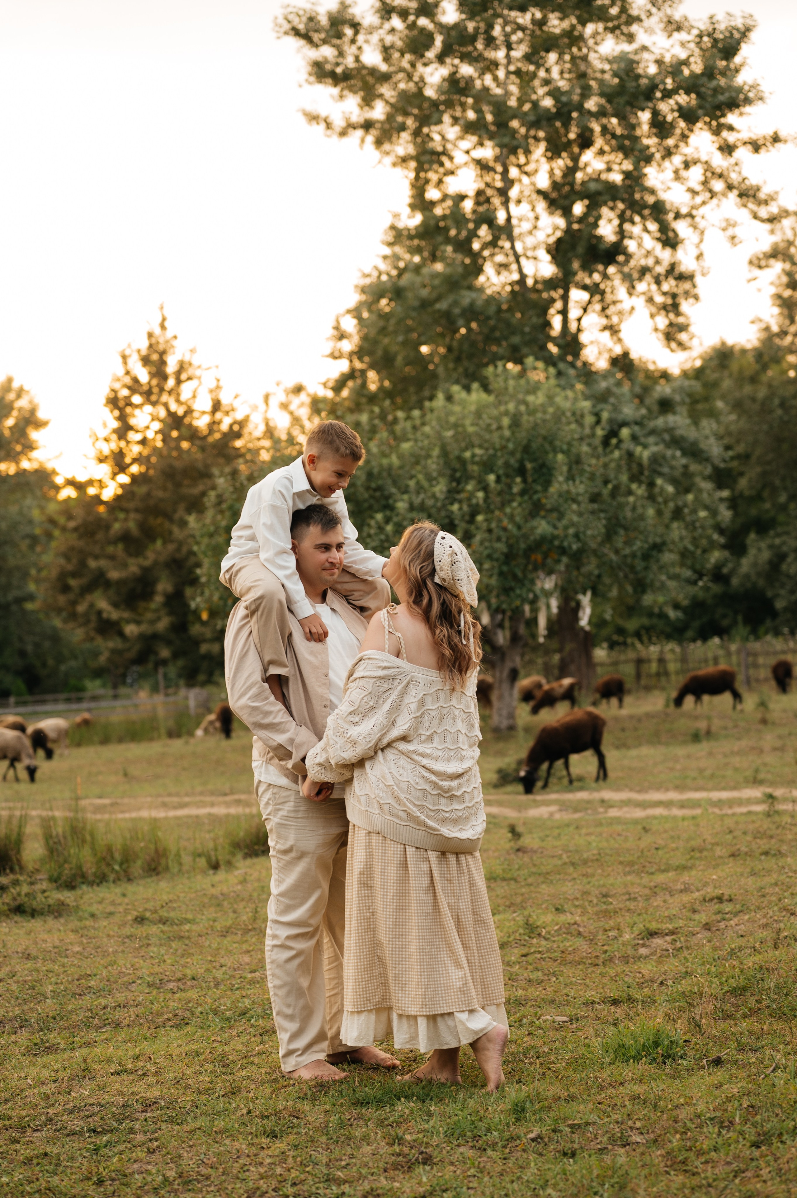 Семейная фотосессия на ферме. Свадебный и семейный фотограф в Краснодаре Алина Мельник