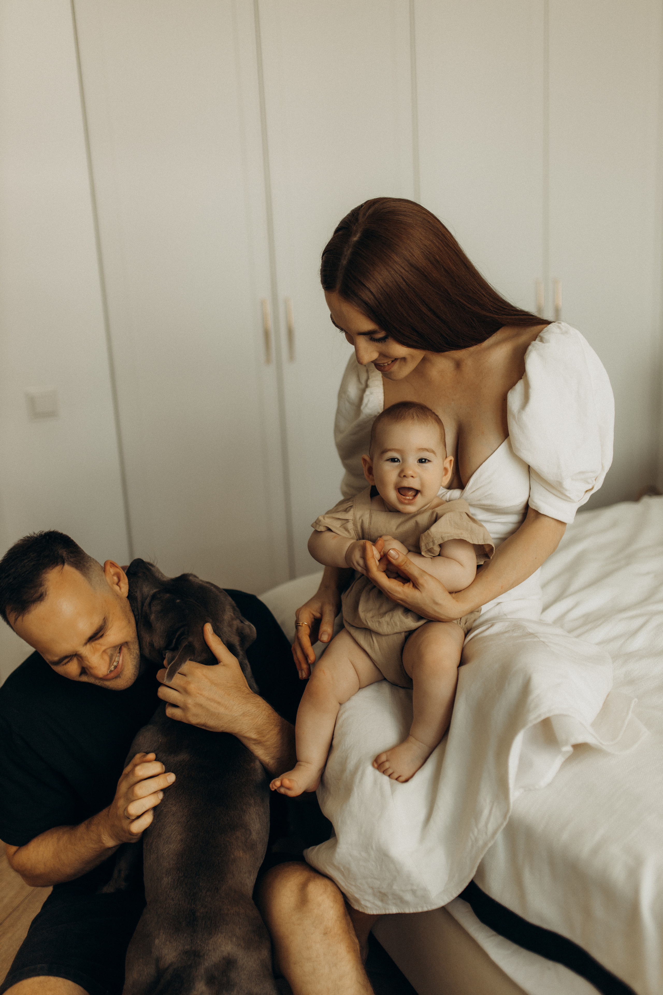 Настя, Оливия, Антон. Семейный фотограф Оля Гладченко