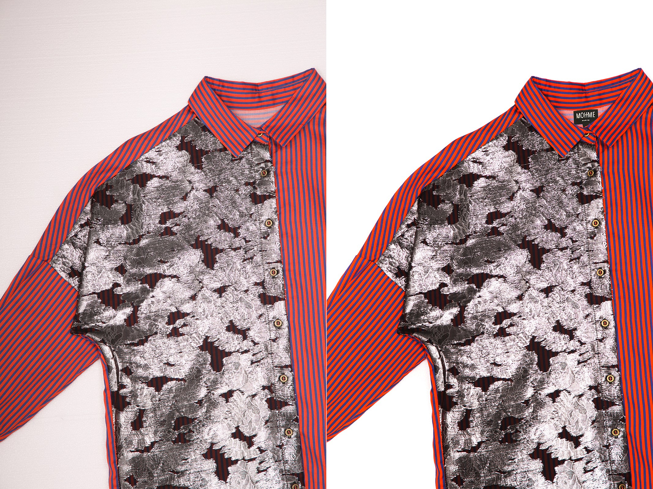 Ретушь фотографий рубашек и пиджаков | Студия SVITHART