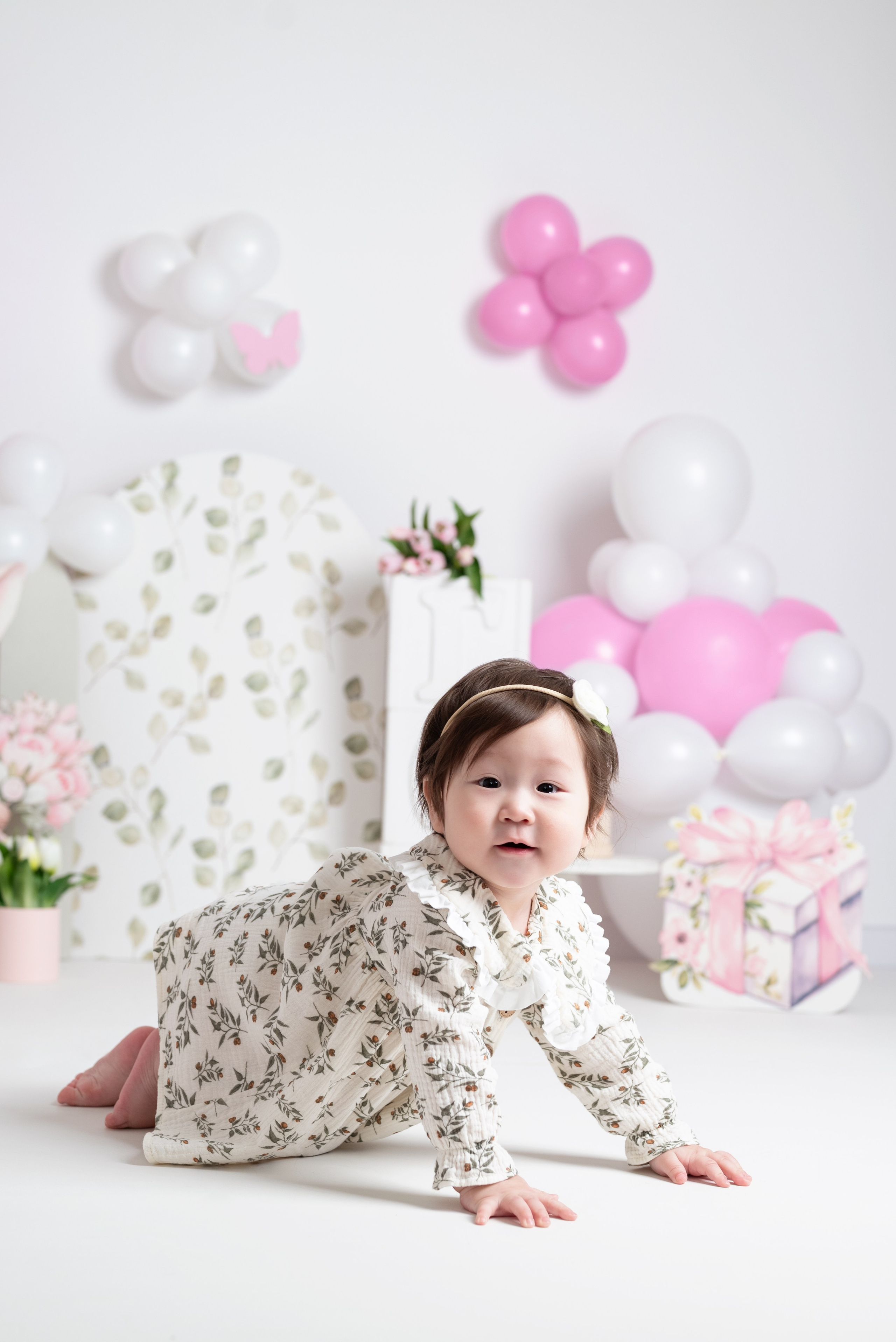 Алине 1 годик. Фотограф новорожденных в Норильске Виктория Шагалиева