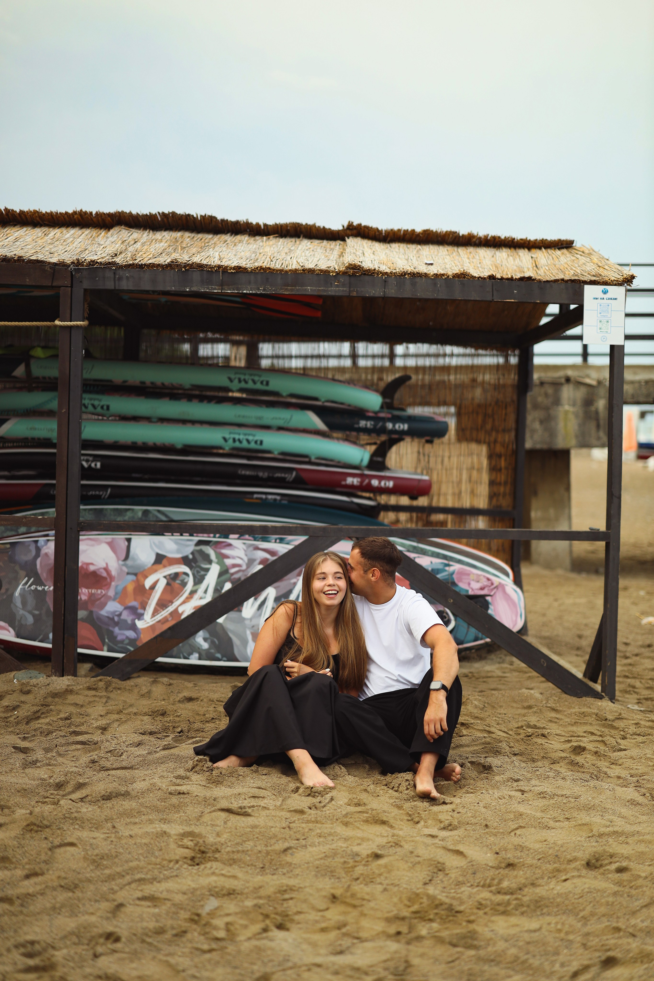 Love story на пляже Сухума. Свадебный и семейный фотограф в Абхазии Жанна Соснина