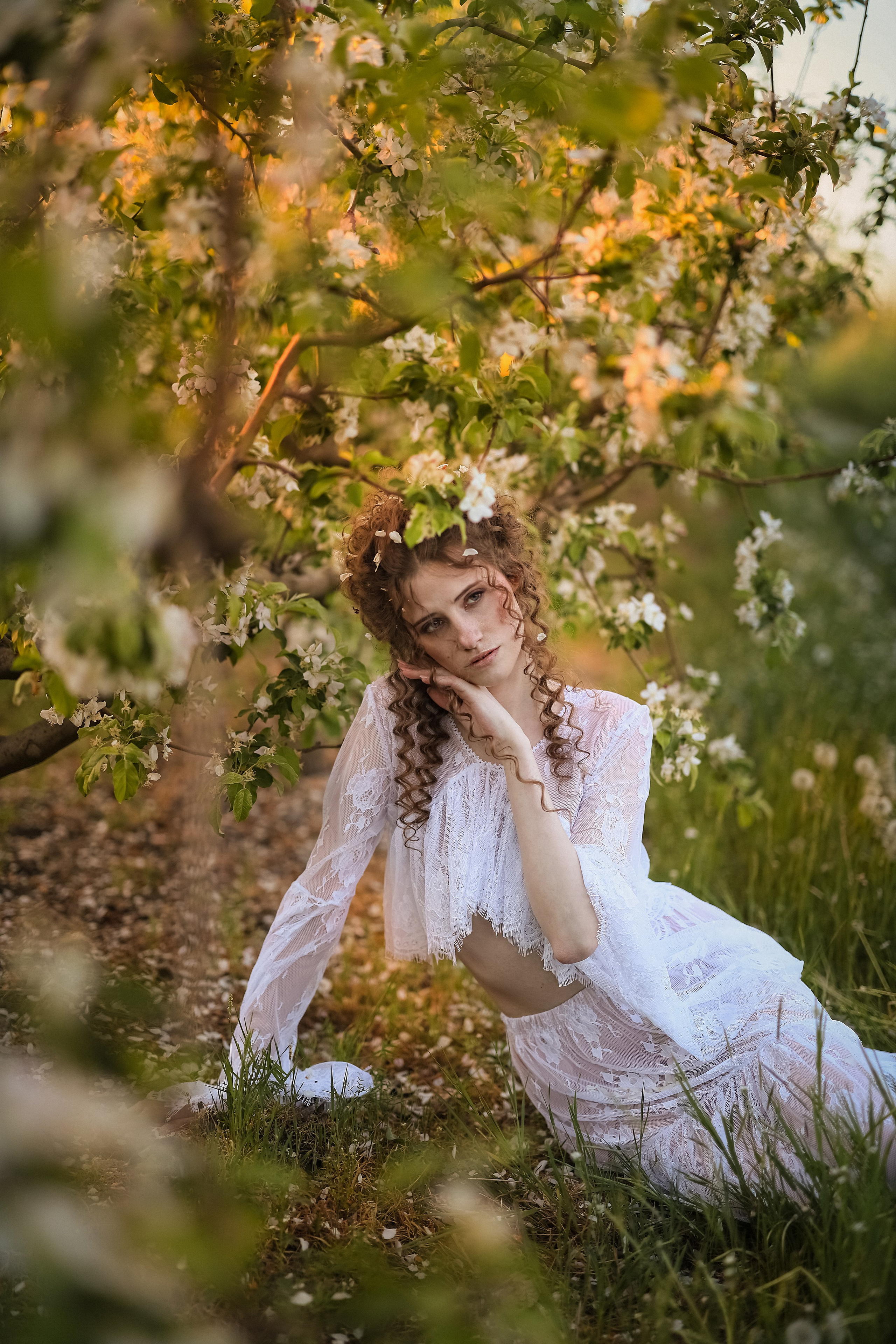 Фотосессия в саду, яблоневый сад, фотографы Абхазии