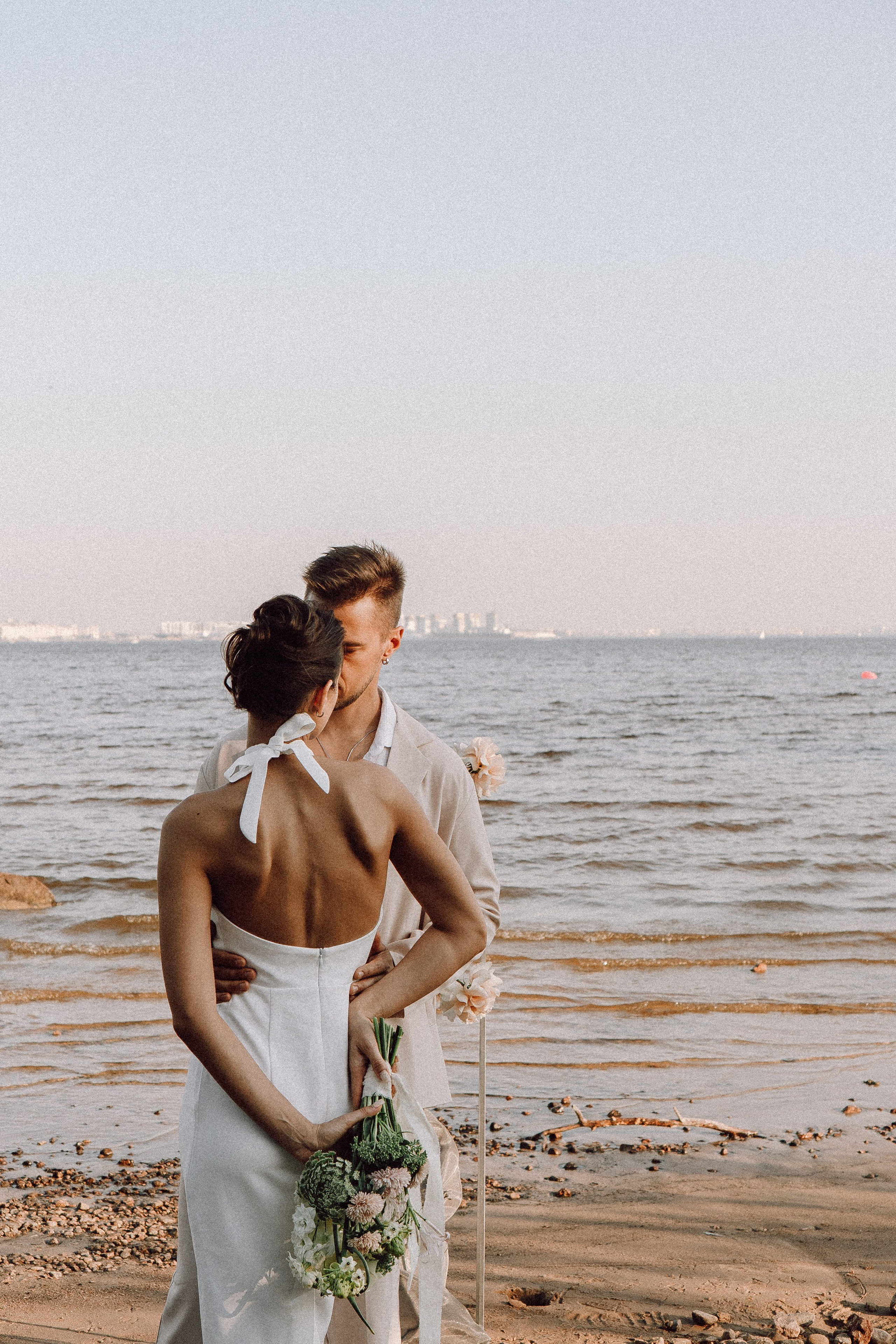 СВАДЕБНАЯ ФОТОСЕССИЯ ВЫЕЗДНОЙ ЦЕРЕМОНИИ (ФИНСКИЙ ЗАЛИВ). Профессиональный фотограф, Санкт-Петербург — Виктория Богомолова