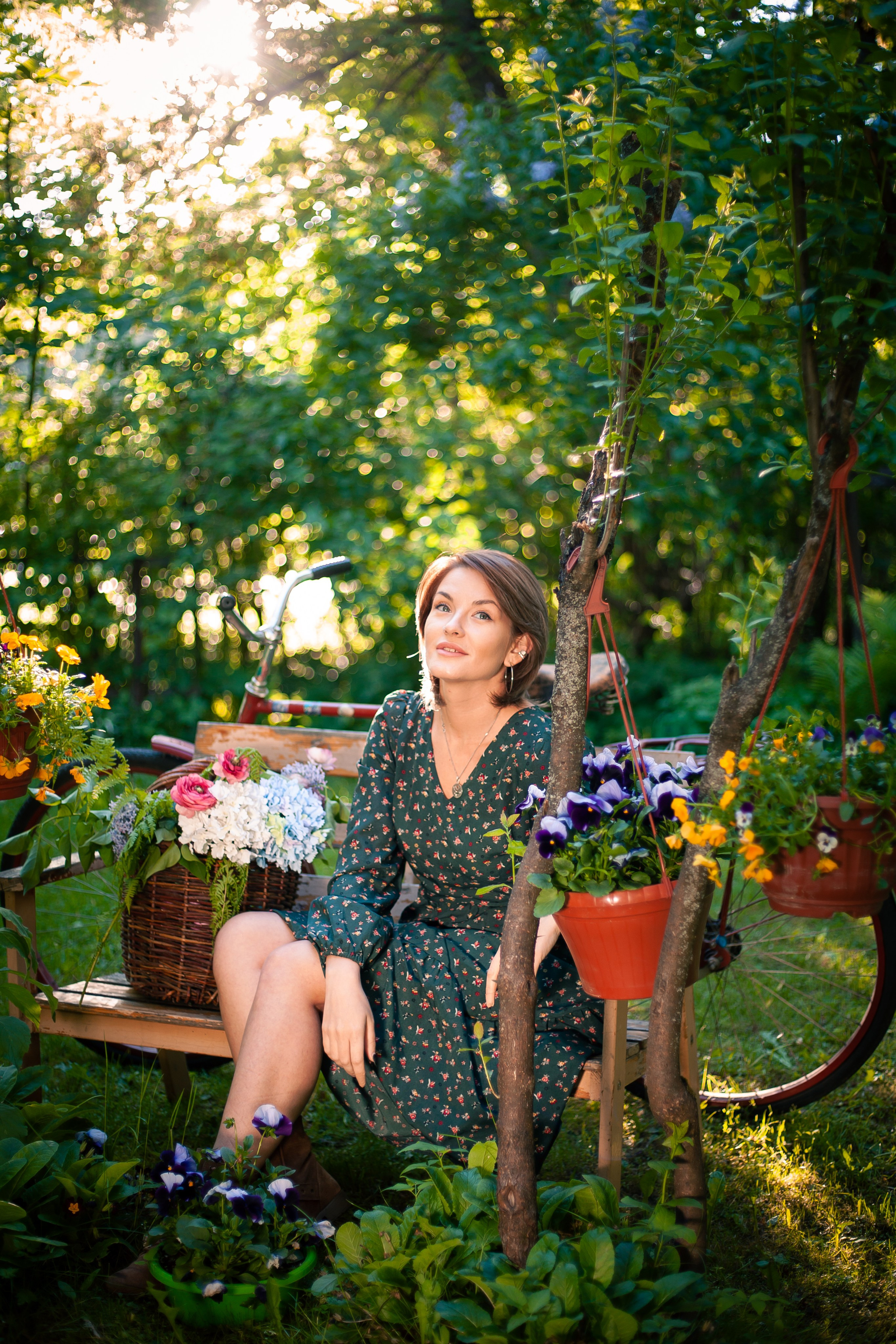 С велосипедом. Фотограф Мария Кольцова