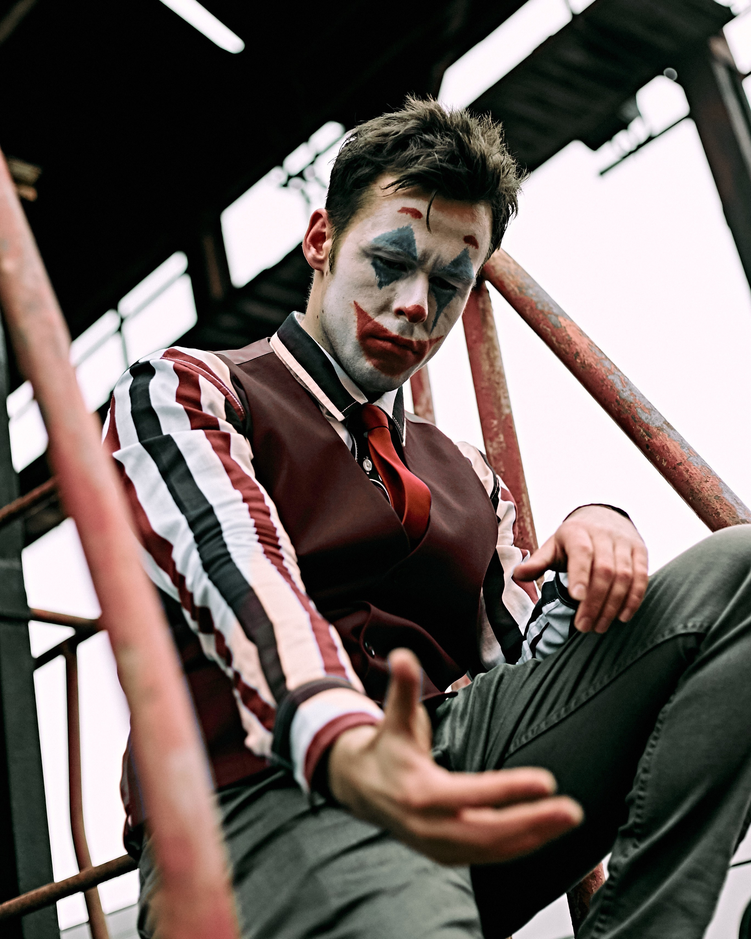Никита Тюльков в образе Джокера. Визажист в Москве Виктория Шевченко