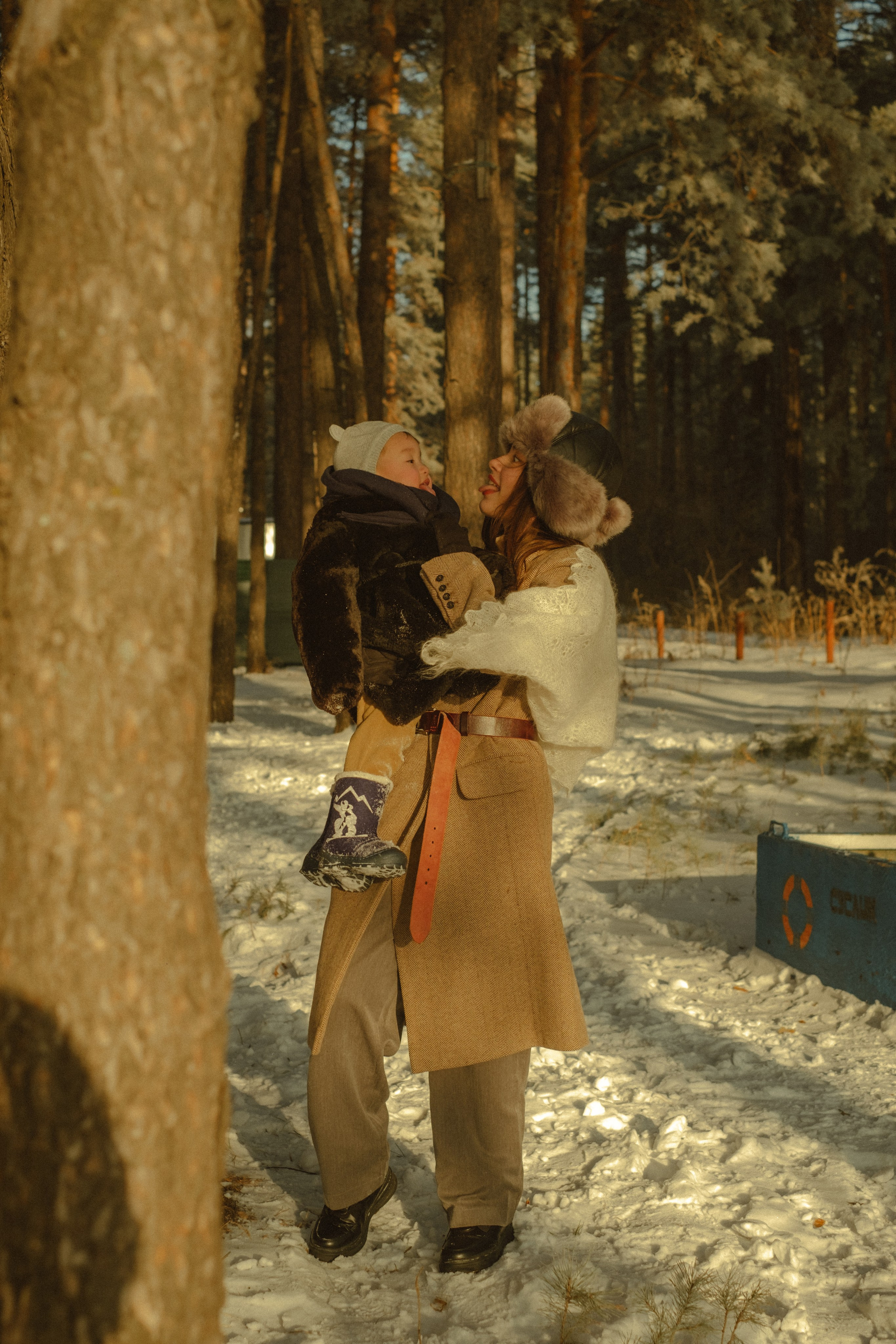 Ксюша, Том и Кирин | в стиле СССР. Фотограф в Новосибирске Диана Ильиных