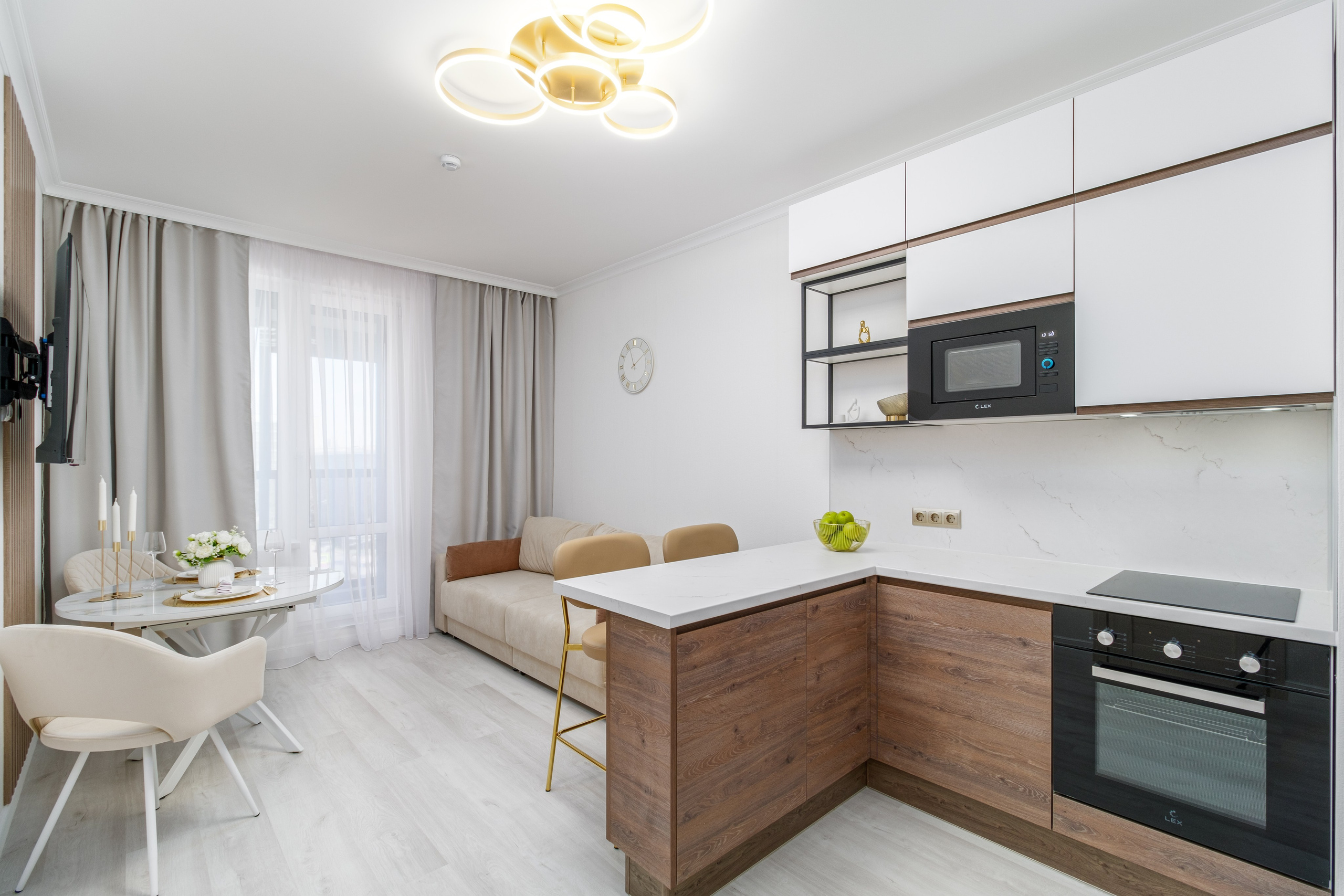 Интерьерная фотосессия двухкомнатной квартиры СПб