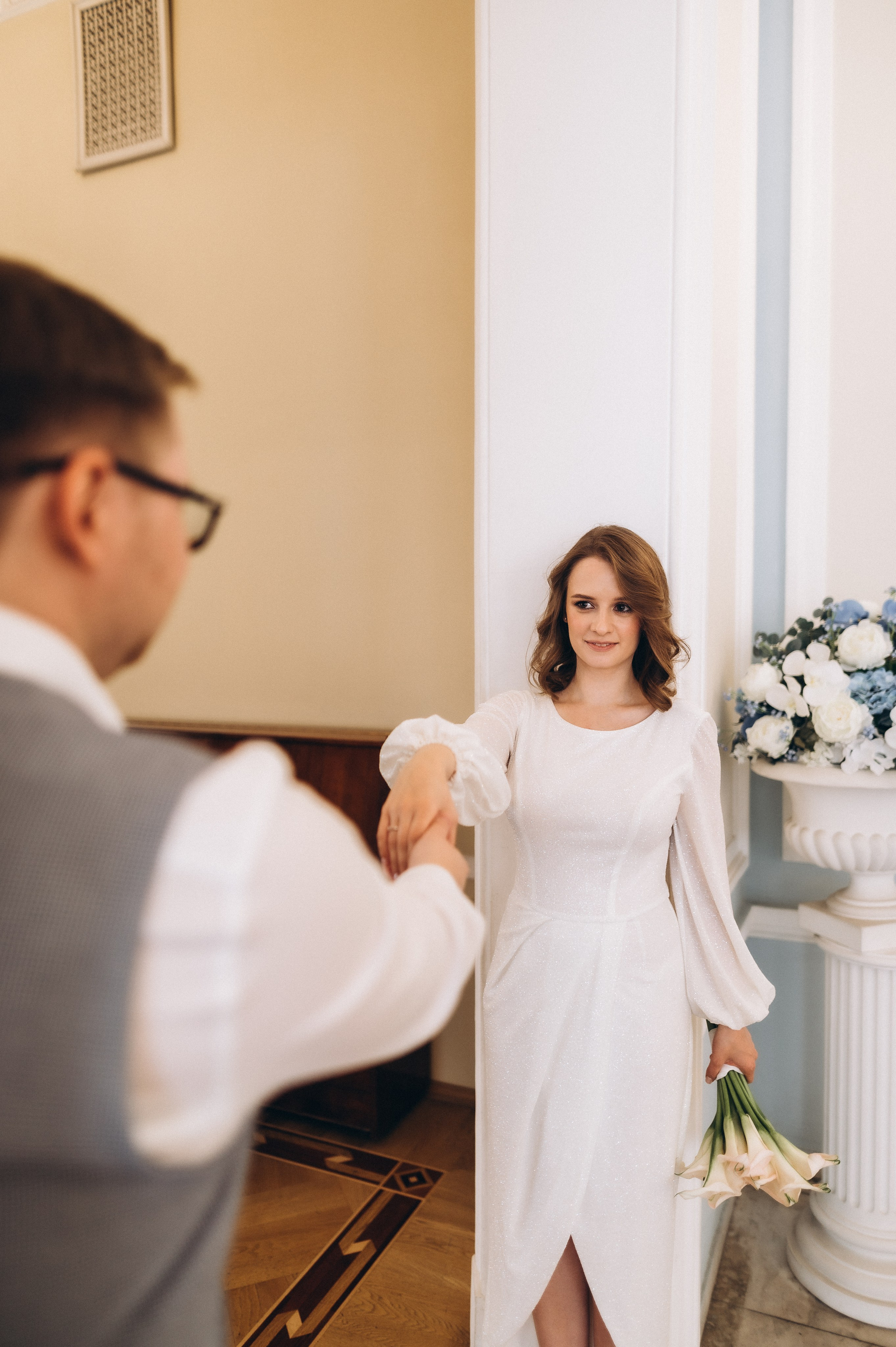 Загс+Оранжерея (камерная свадьба). Фотограф ПИТЕР СПБ Надежда Баранова