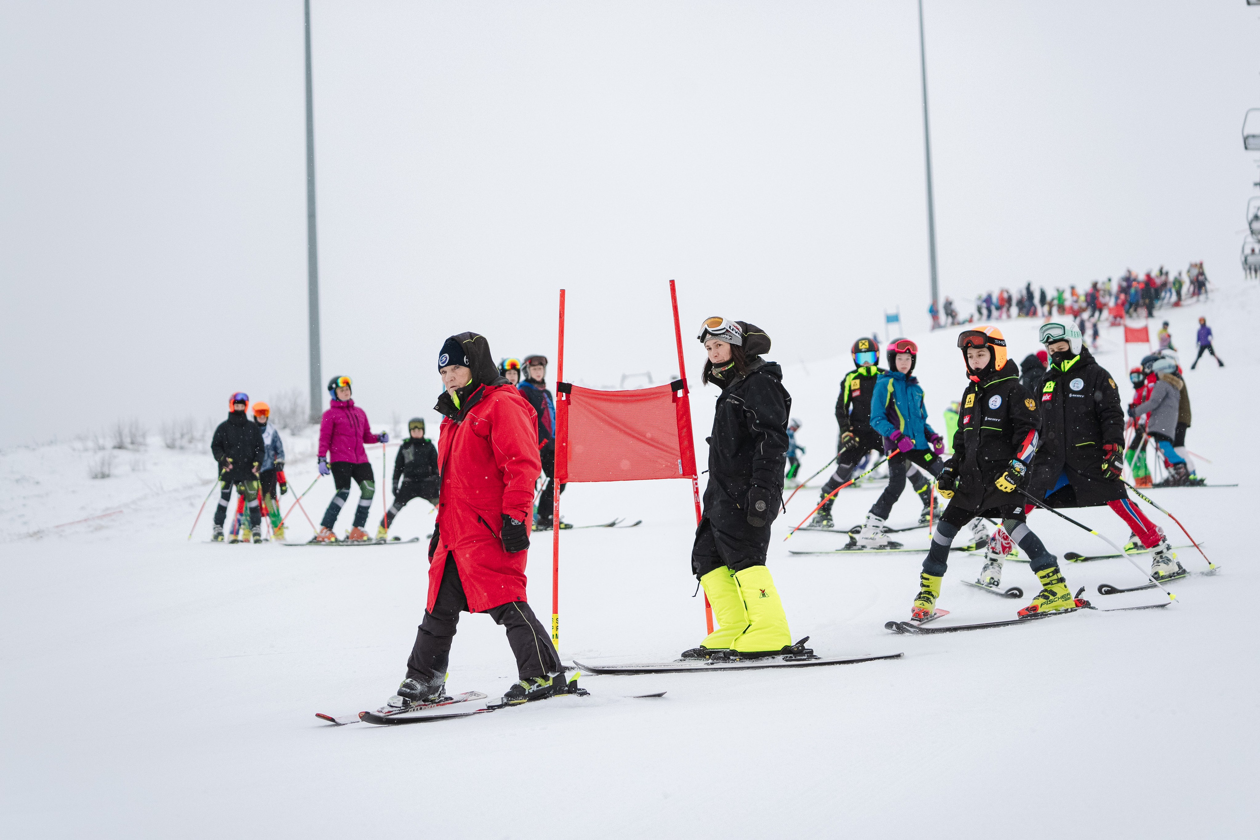 Горные лыжи. Первенство Центрального Федерального Округа. GS U14 Шуколово. Фотограф Студитский Евгений