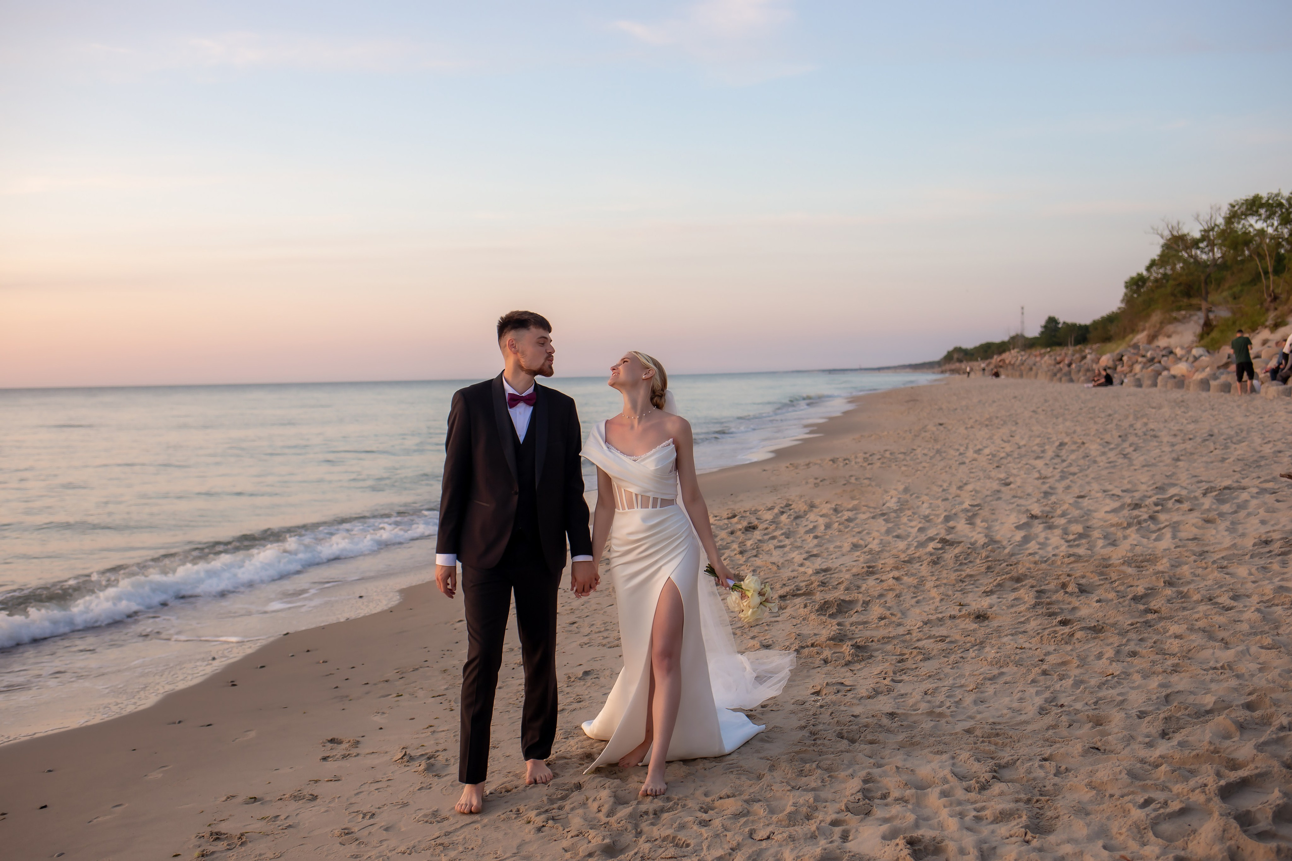 Александра и Влад. На закате. Фотограф в Калининграде Решетникова Алина