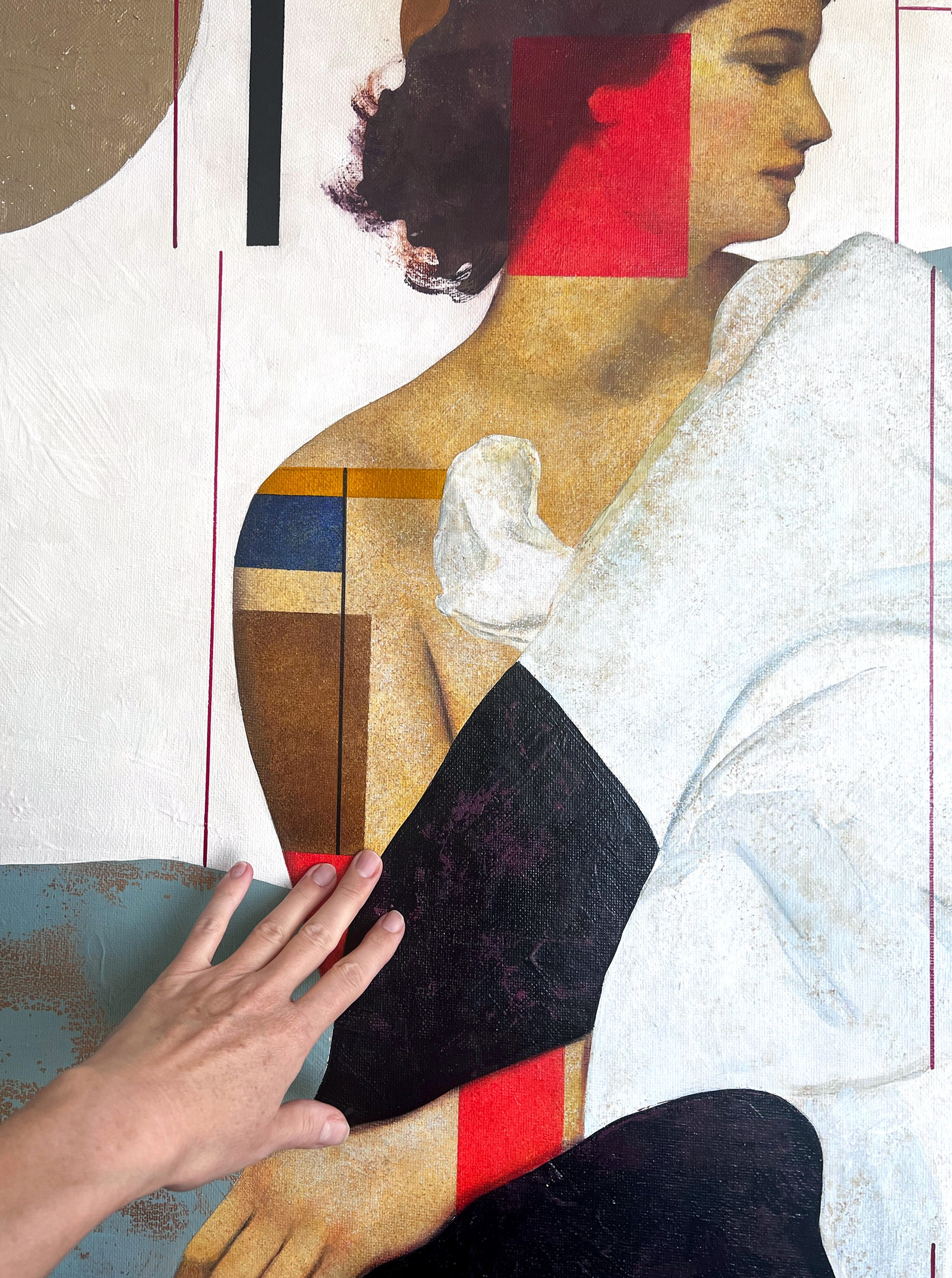 Половина солнца. Художник-абстракционист Ольга Рикун. Москва