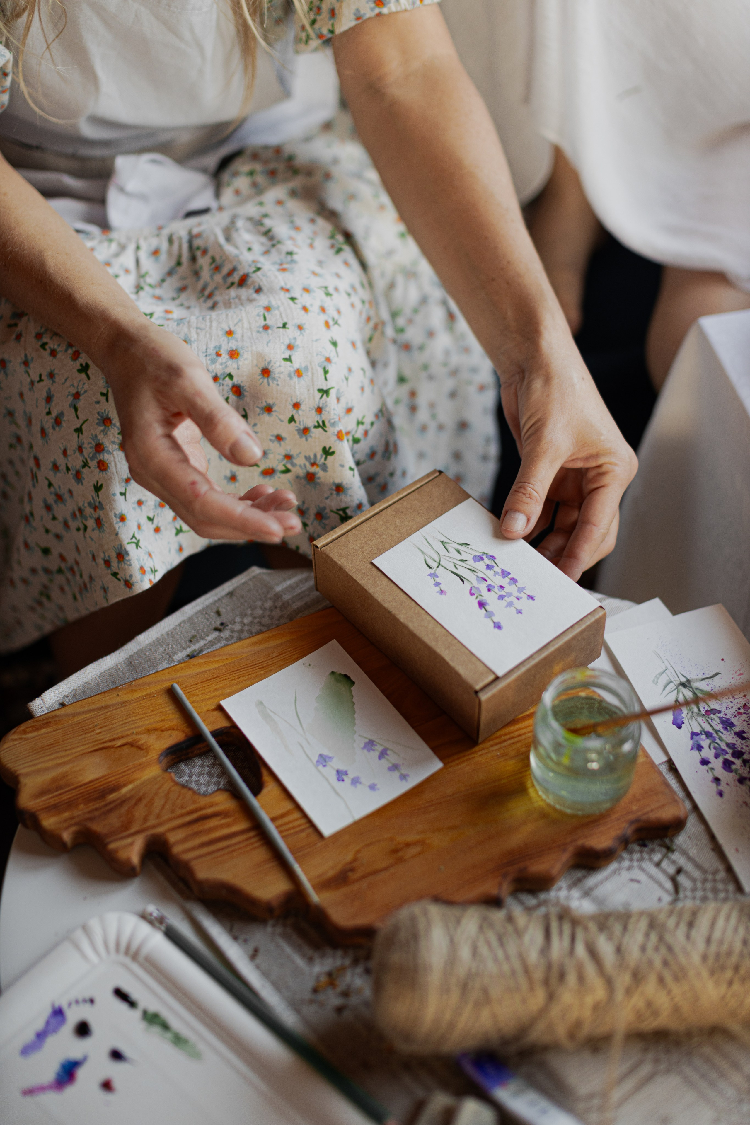 Акварель + Саше в бане. Анастасия Ракчеева Художник