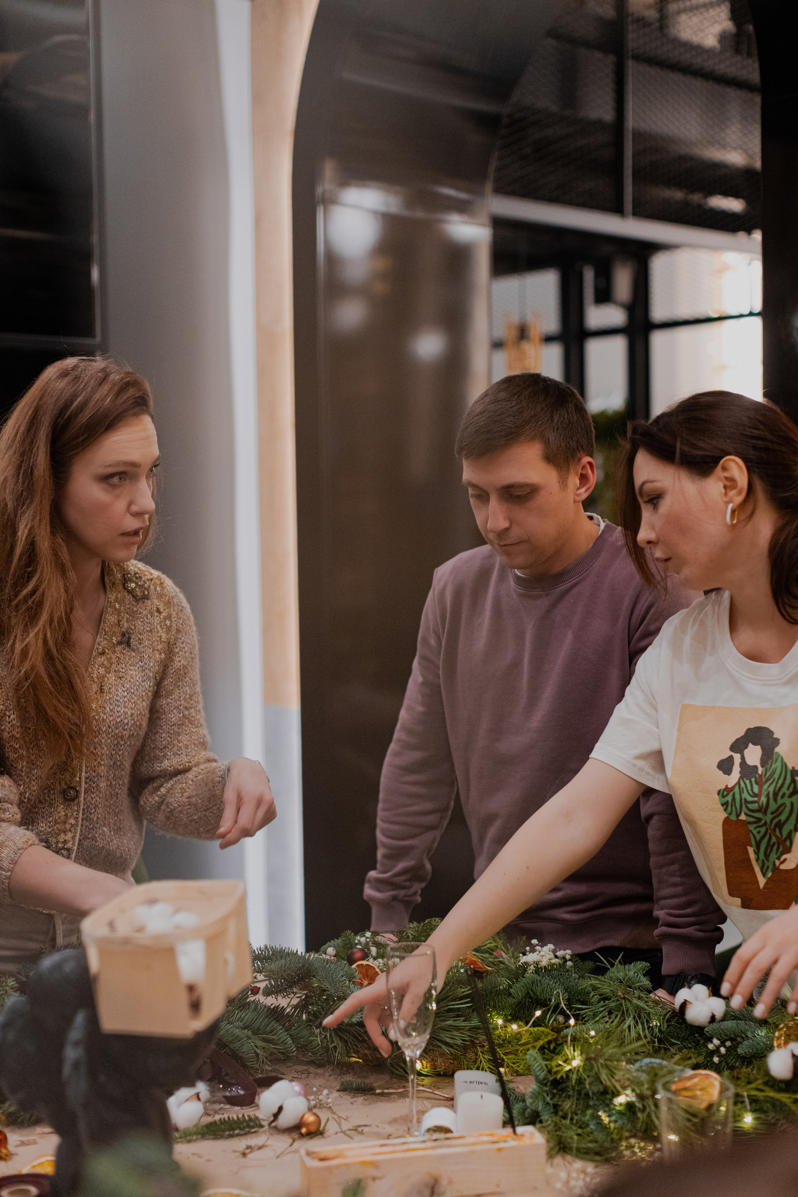 Мк Новогодний Венок. Анастасия Ракчеева Художник