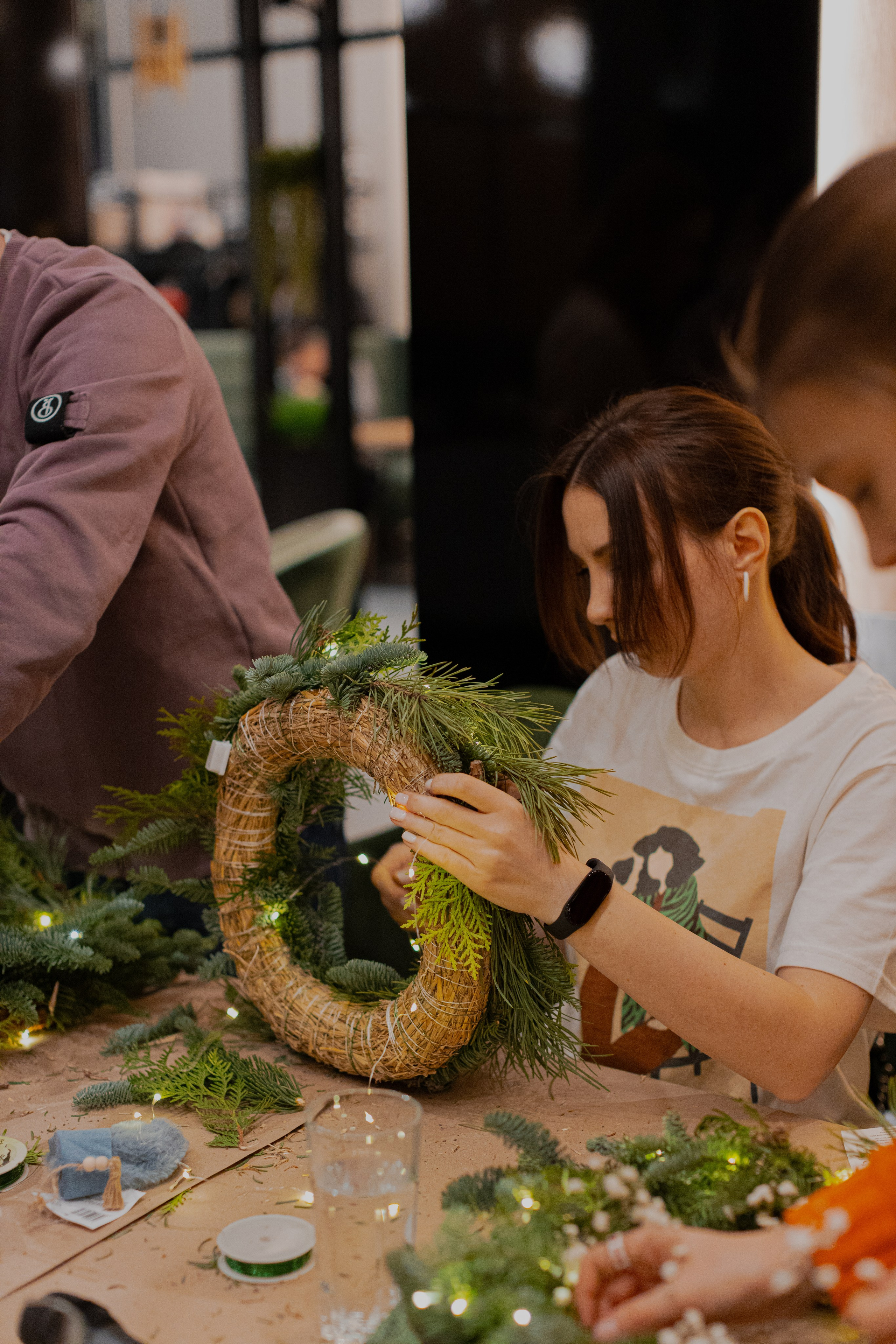 Мк Новогодний Венок. Анастасия Ракчеева Художник