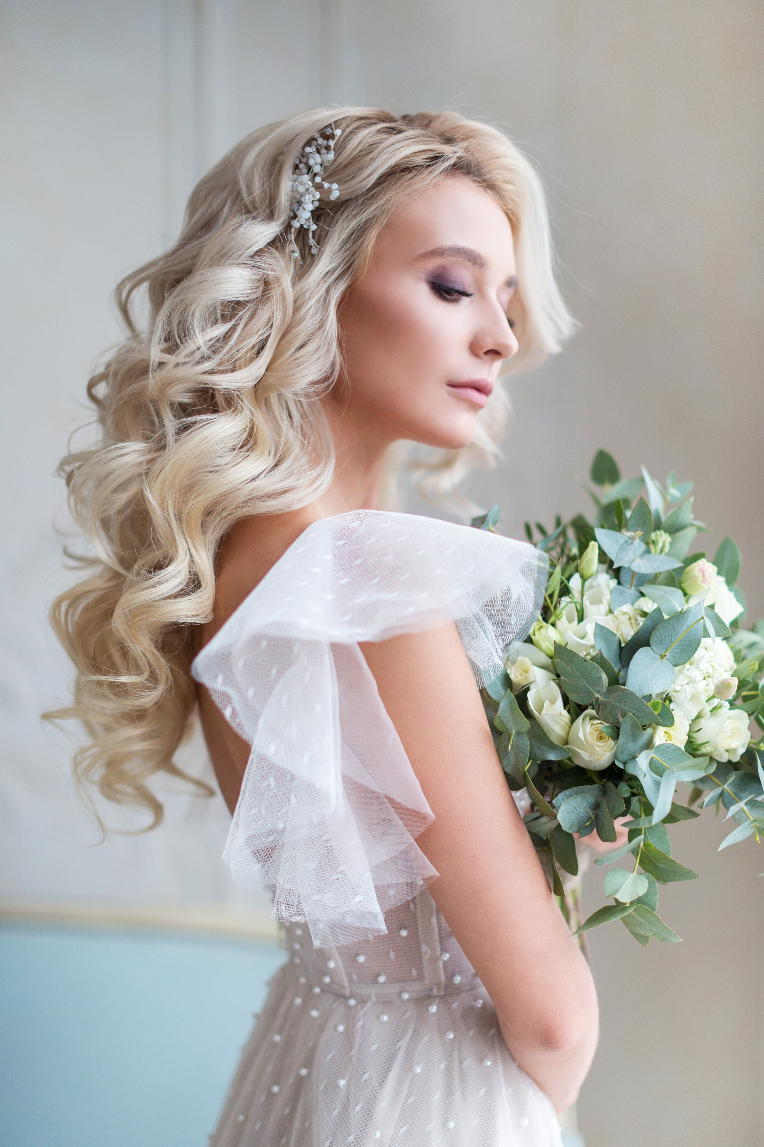 Свадебные образы. Прически и макияж на свадьбу, фотосессию, корпоратив от стилиста Кандаловой Елены в Москве, Домодедово