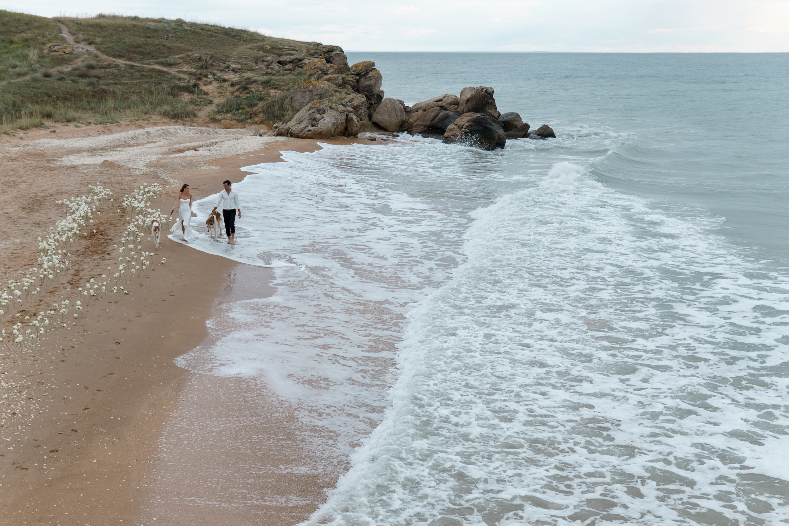 Берег Черного моря. Свадебный фотограф Корощенко Екатерина
