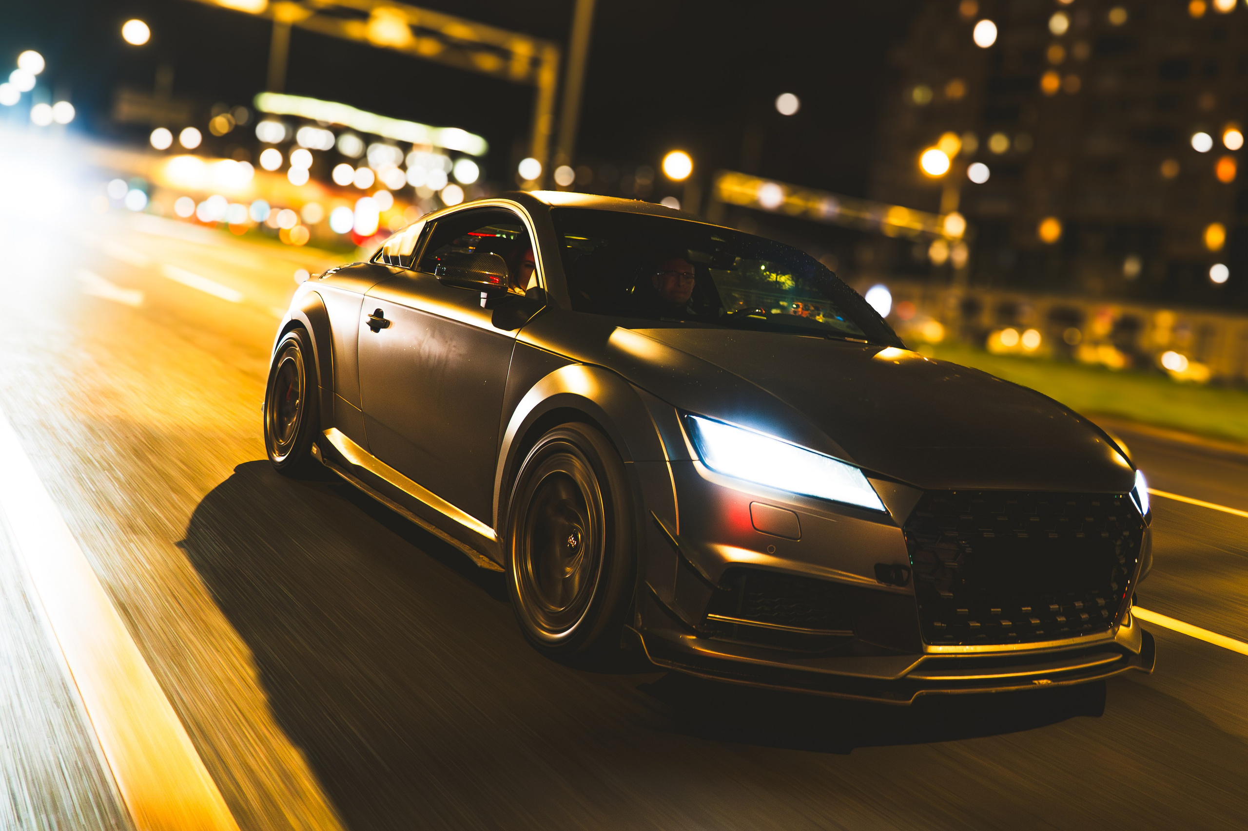 Audi TTs Night ed. Автомобильный фотограф в Санкт-Петербурге