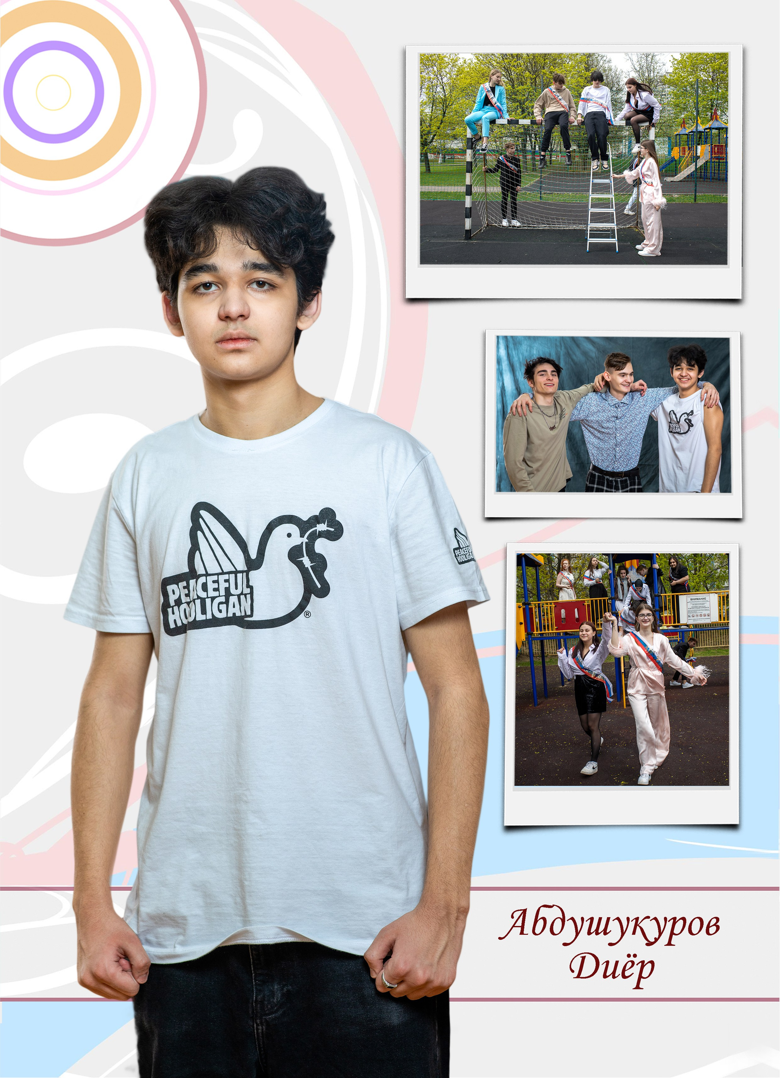 Для 9-11 классов альбом " Журнал " 5000 на каждого ученика персональная страница, обложка и разворот. Art photographer Nino