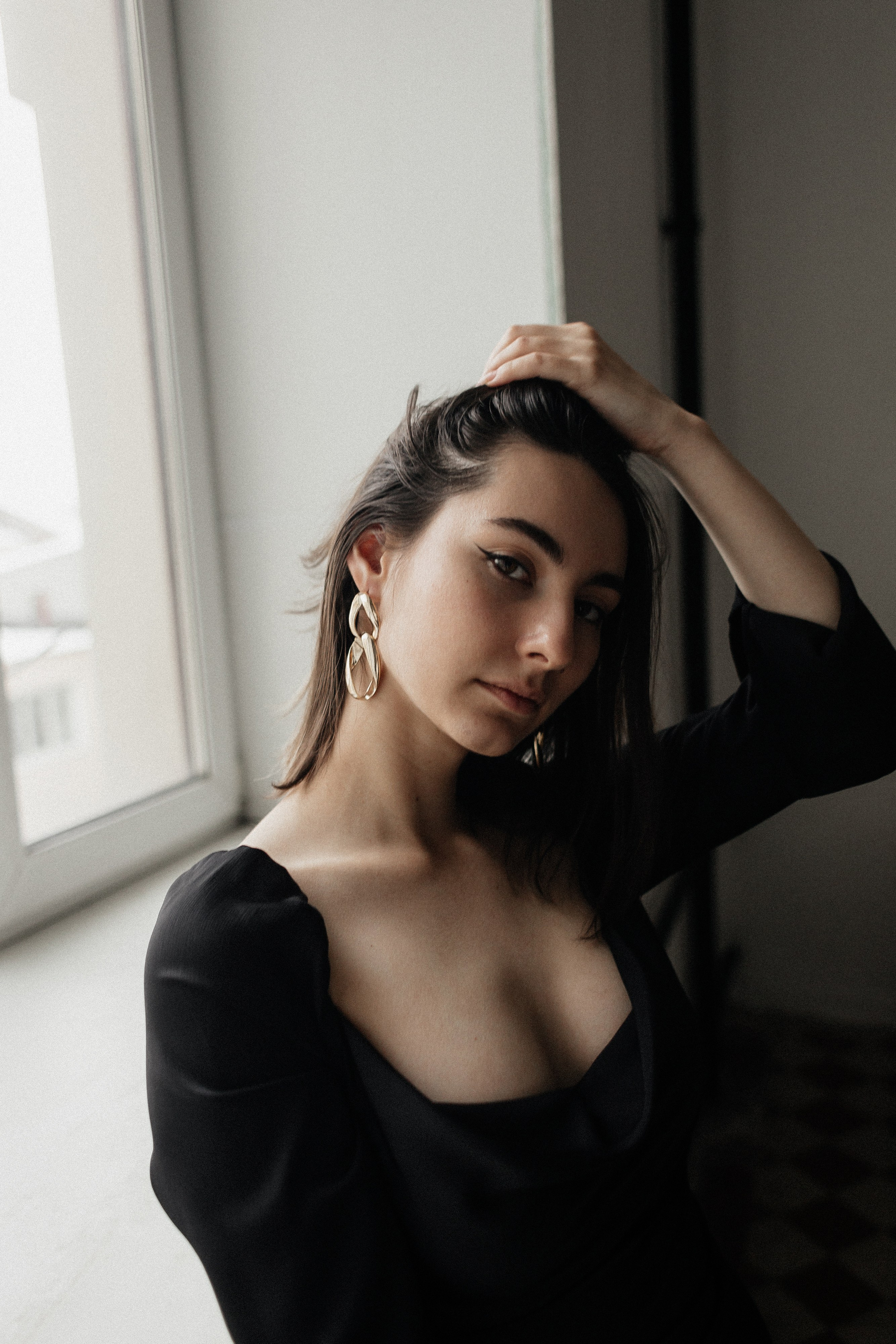 Девушка в черном платье — Лана. Свадебный фотограф в Нижнем Новгороде Генеральская Ира