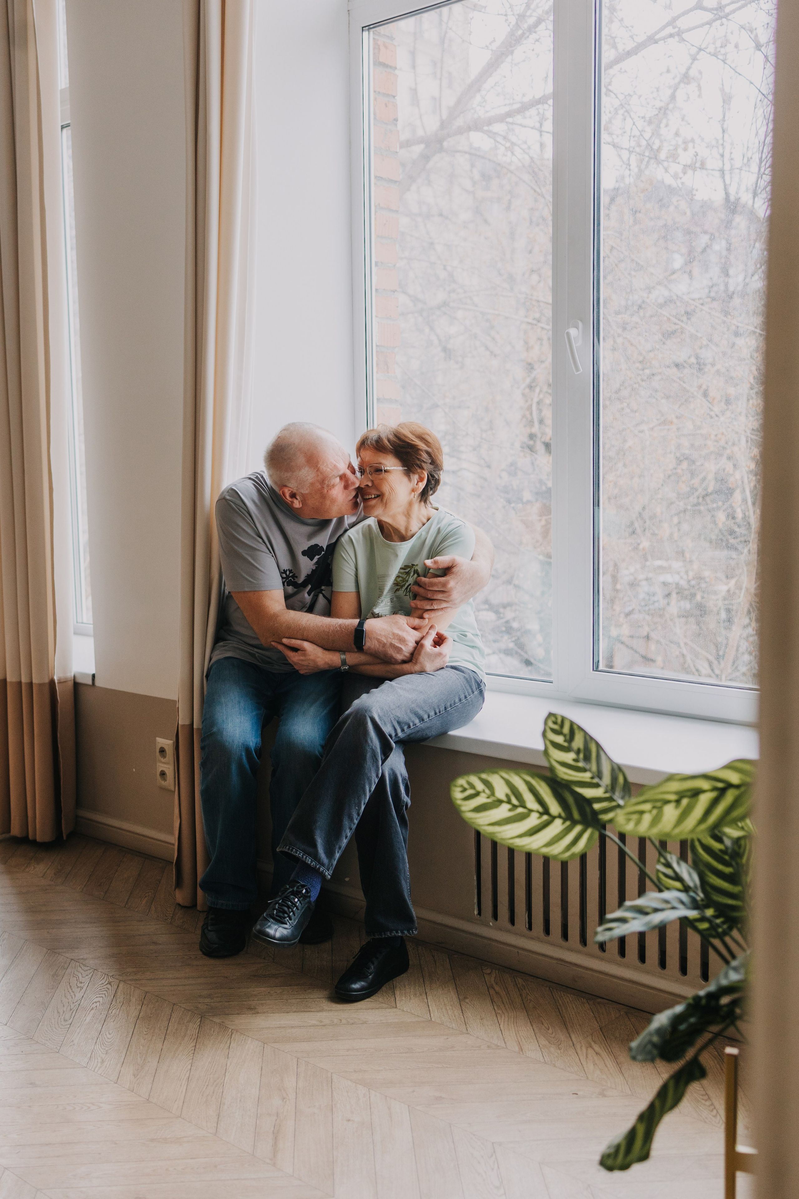 Большая семья. Домашняя фотосессия