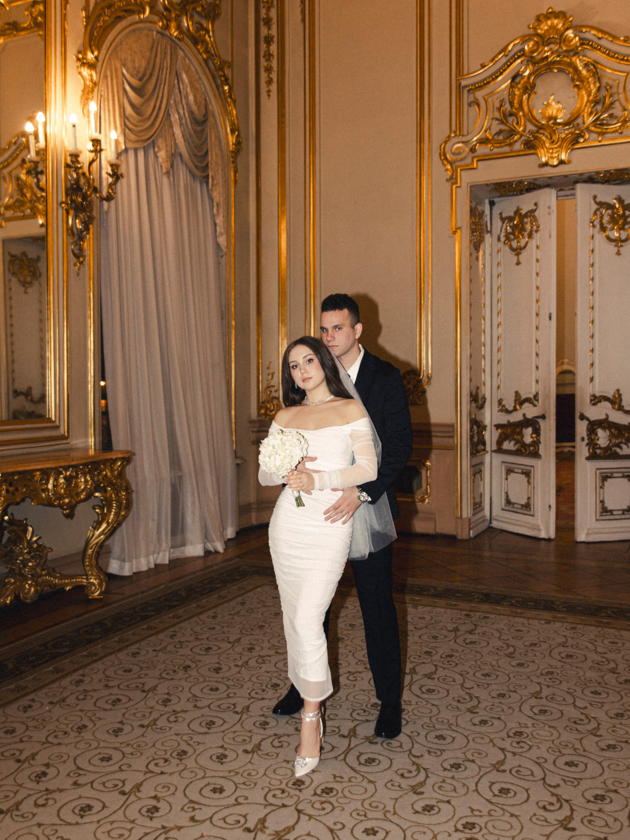 Роспис в синей комнате в первом дворце. Фотограф СПБ Засорина Юлия