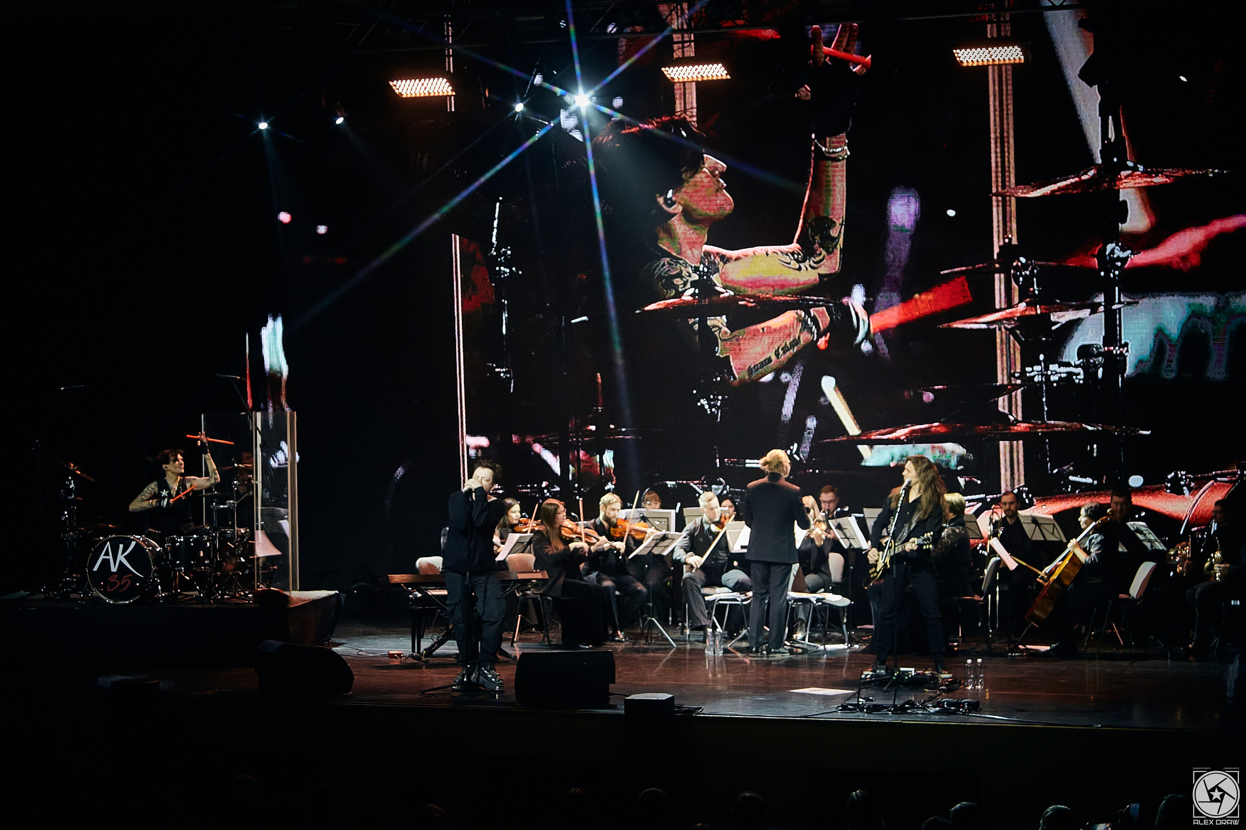 Глеб Самойлов Агата Кристи 35 лет! 06.12.2023 Гранд Холл Сибирь. Фотограф Москва Concerts photo / Fashion photо