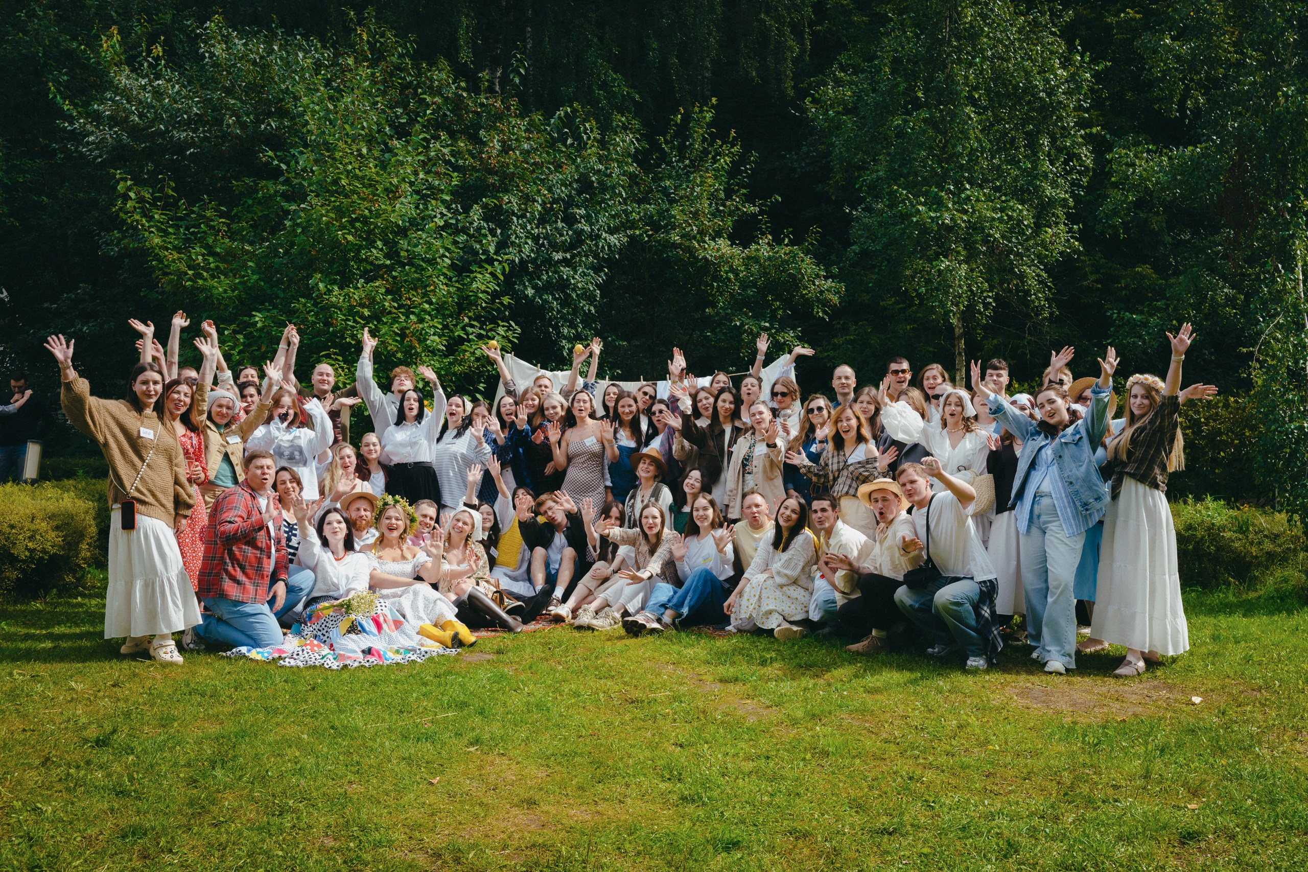 Корпоратив летом под открытым небом. Komonev