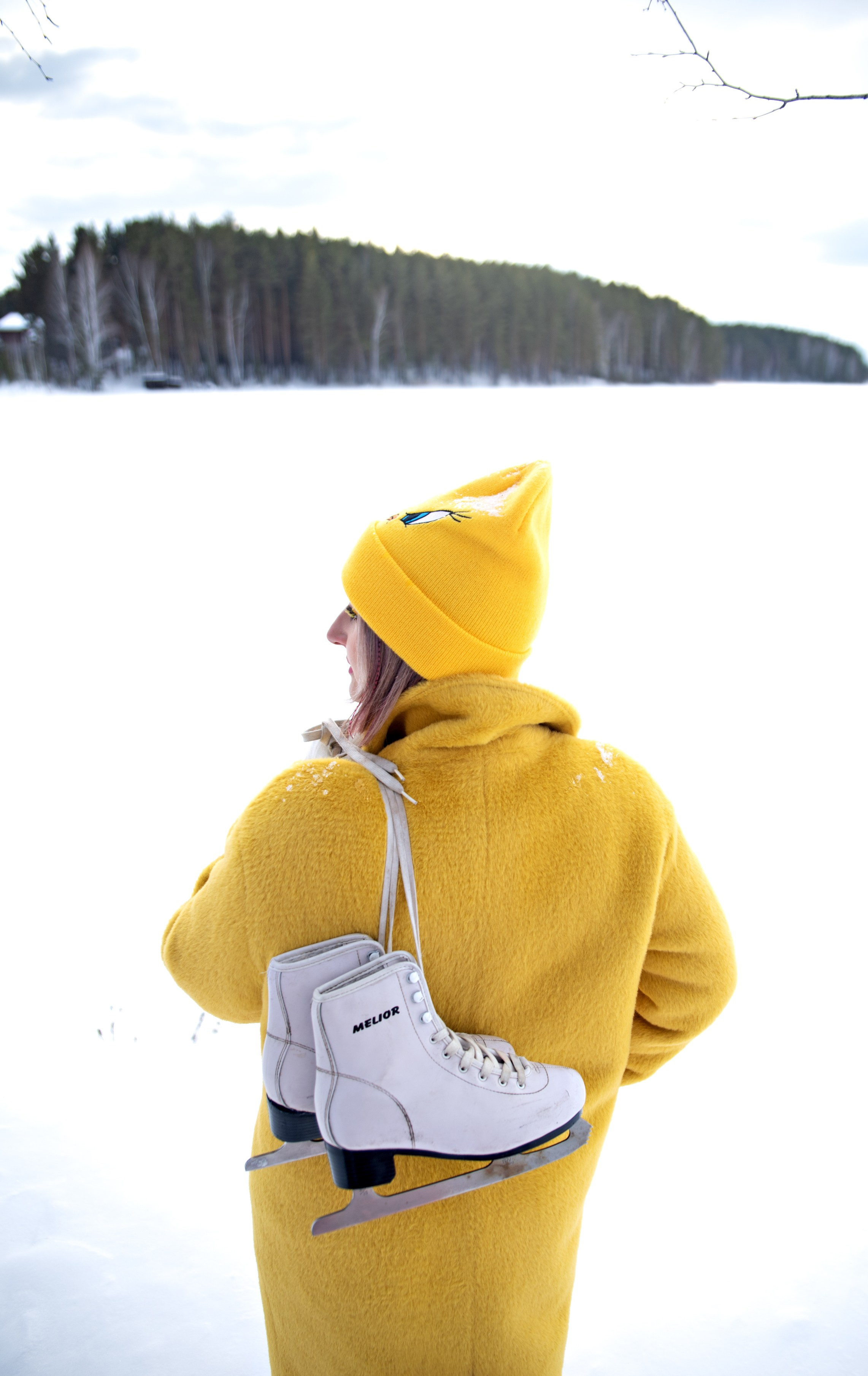 Индивидуальна и портретная фотосессия для Евгении, прогулка в зимнем лесу санатория Дальняя Дача. Семейный и портретный фотограф Кыштым Челябинск Марина Шигапова