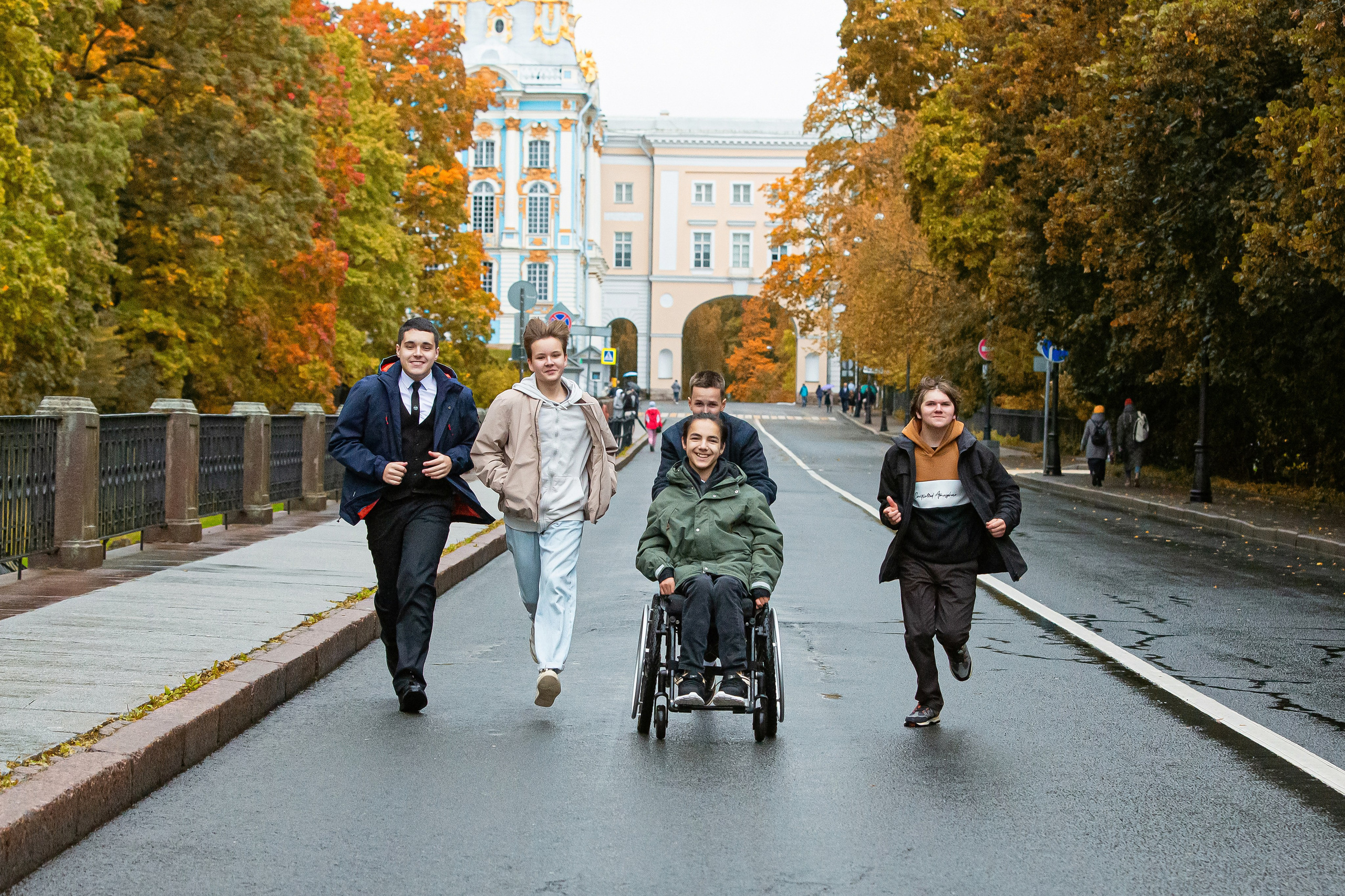 Осень. Старшая школа. Свадебный, семейный, детский фотограф в Санкт-Петербурге